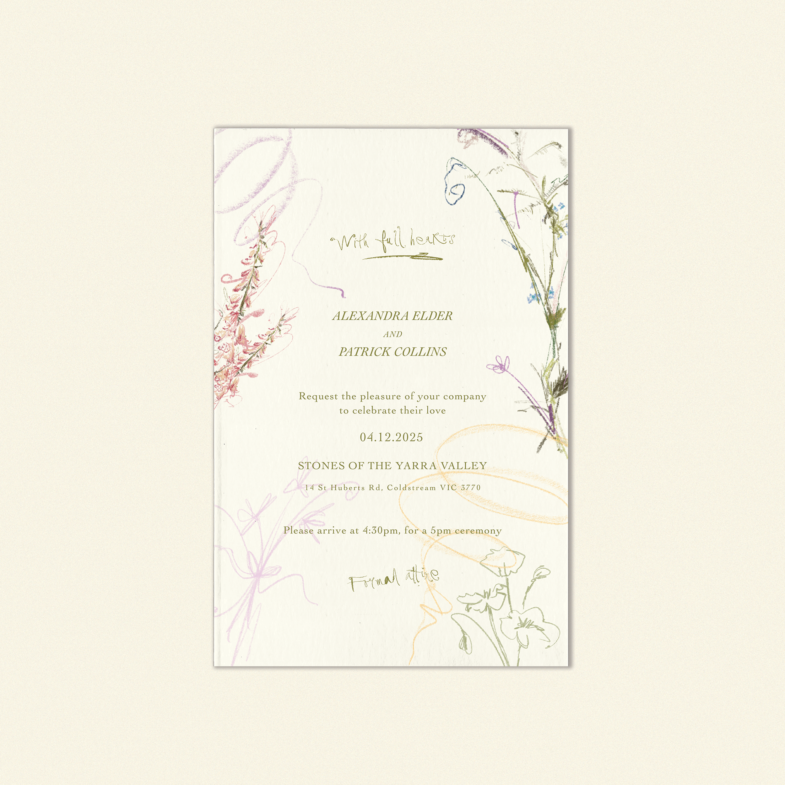 E.E Cummings Invitation Template (Option C)