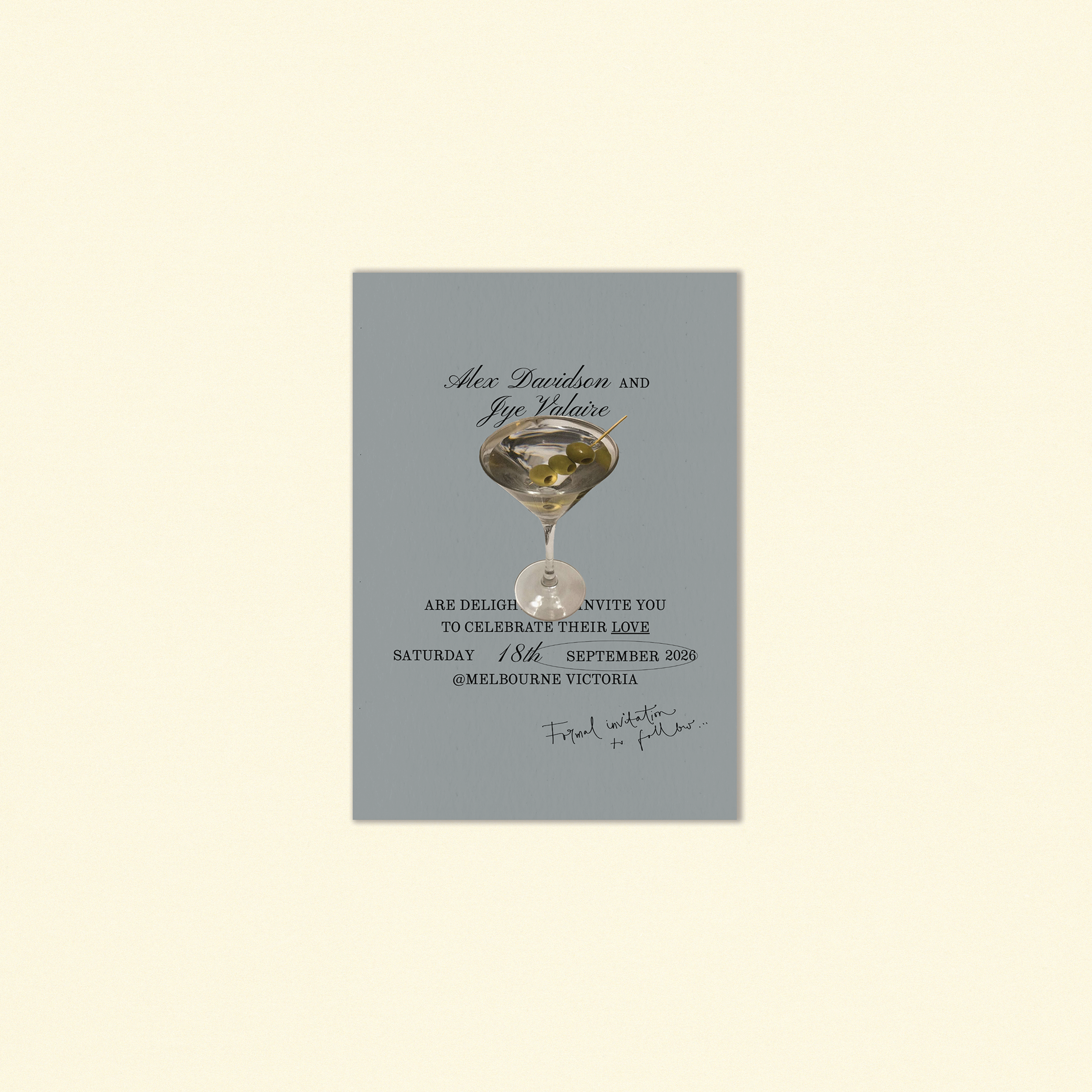 Davidson Save The Date Template (Option B)