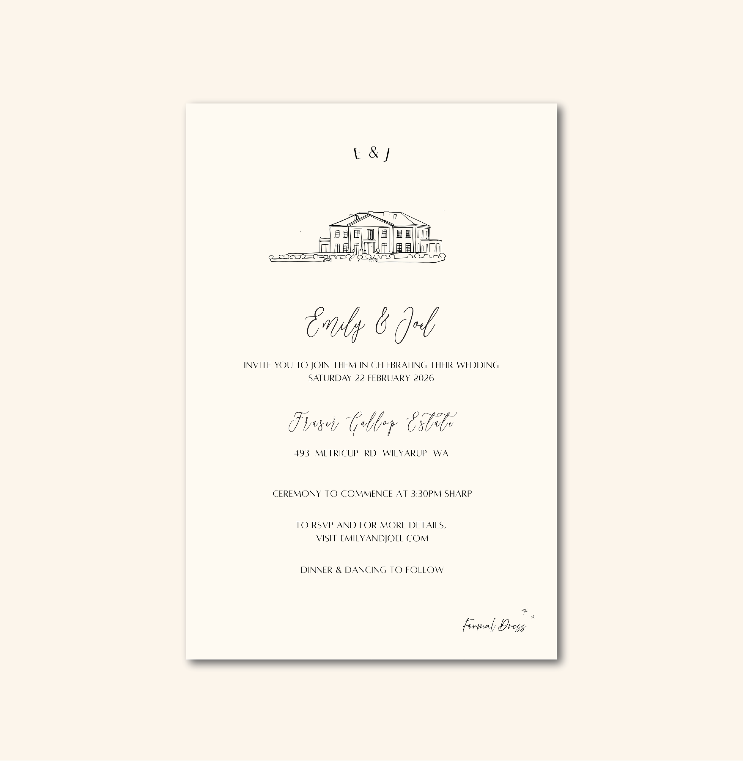 Davies Invitation Template (Option B)