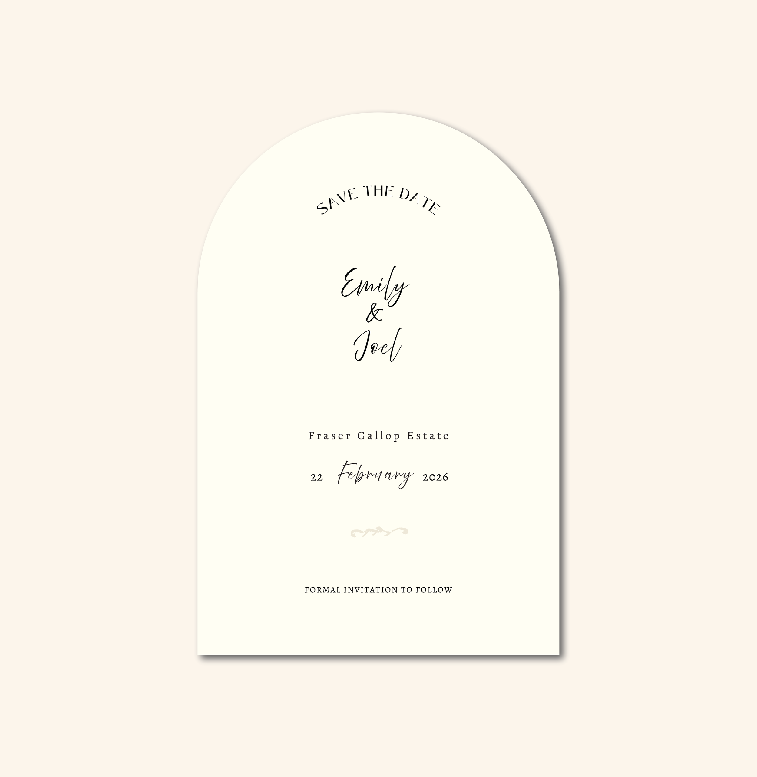 Davies Save The Date Template (Option A)