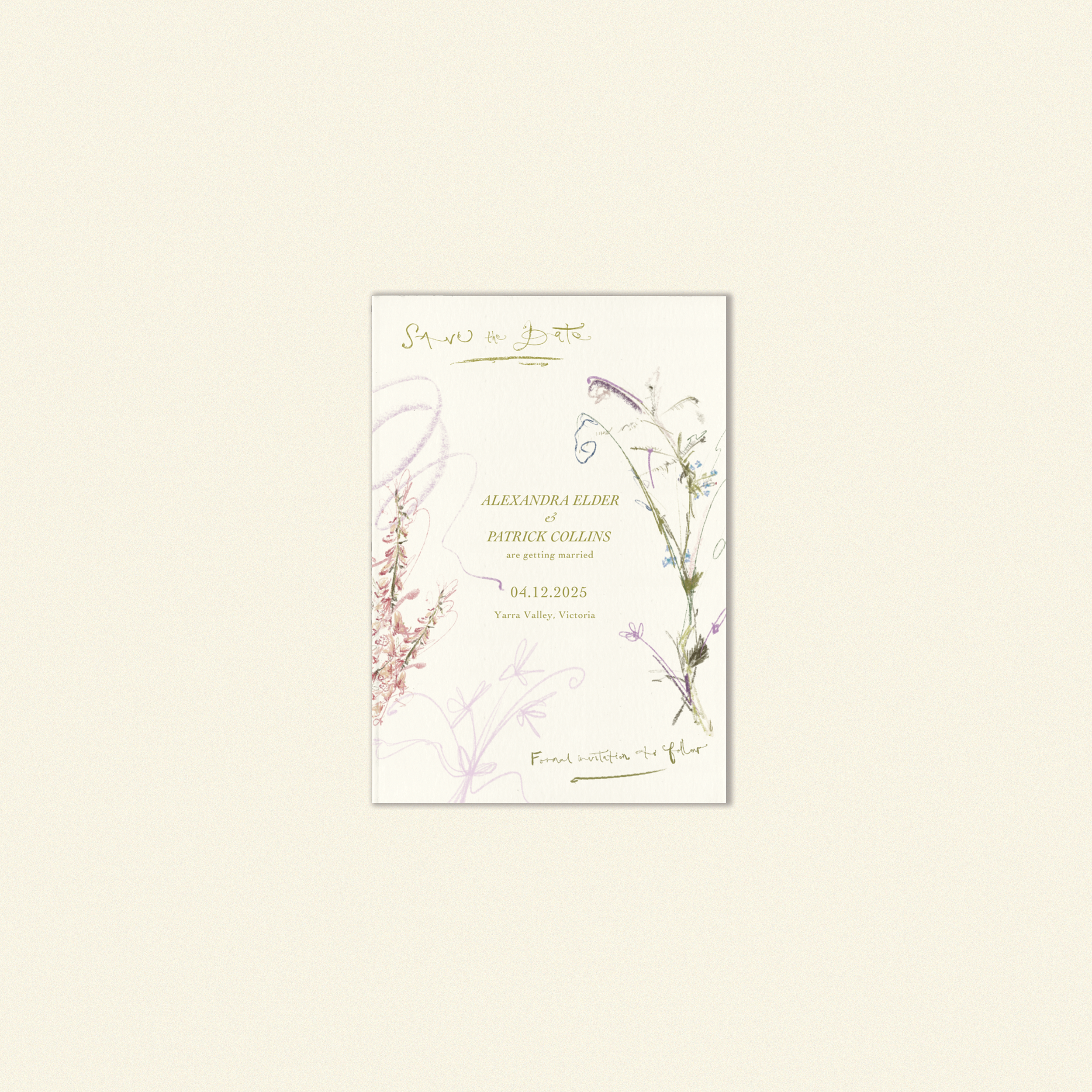 E.E Cummings Save The Date Template (Option C)