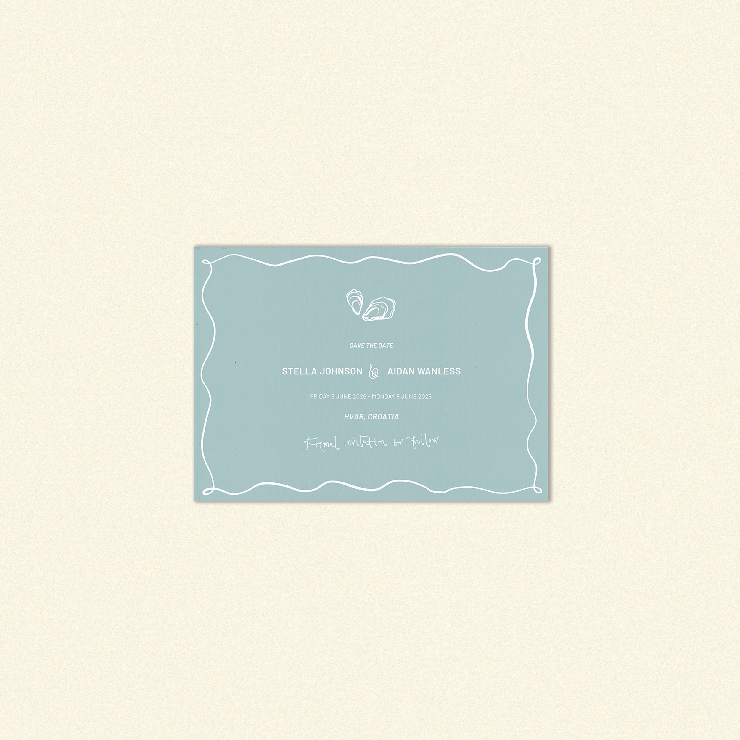 W.B Yeats Save The Date Template (Option D)