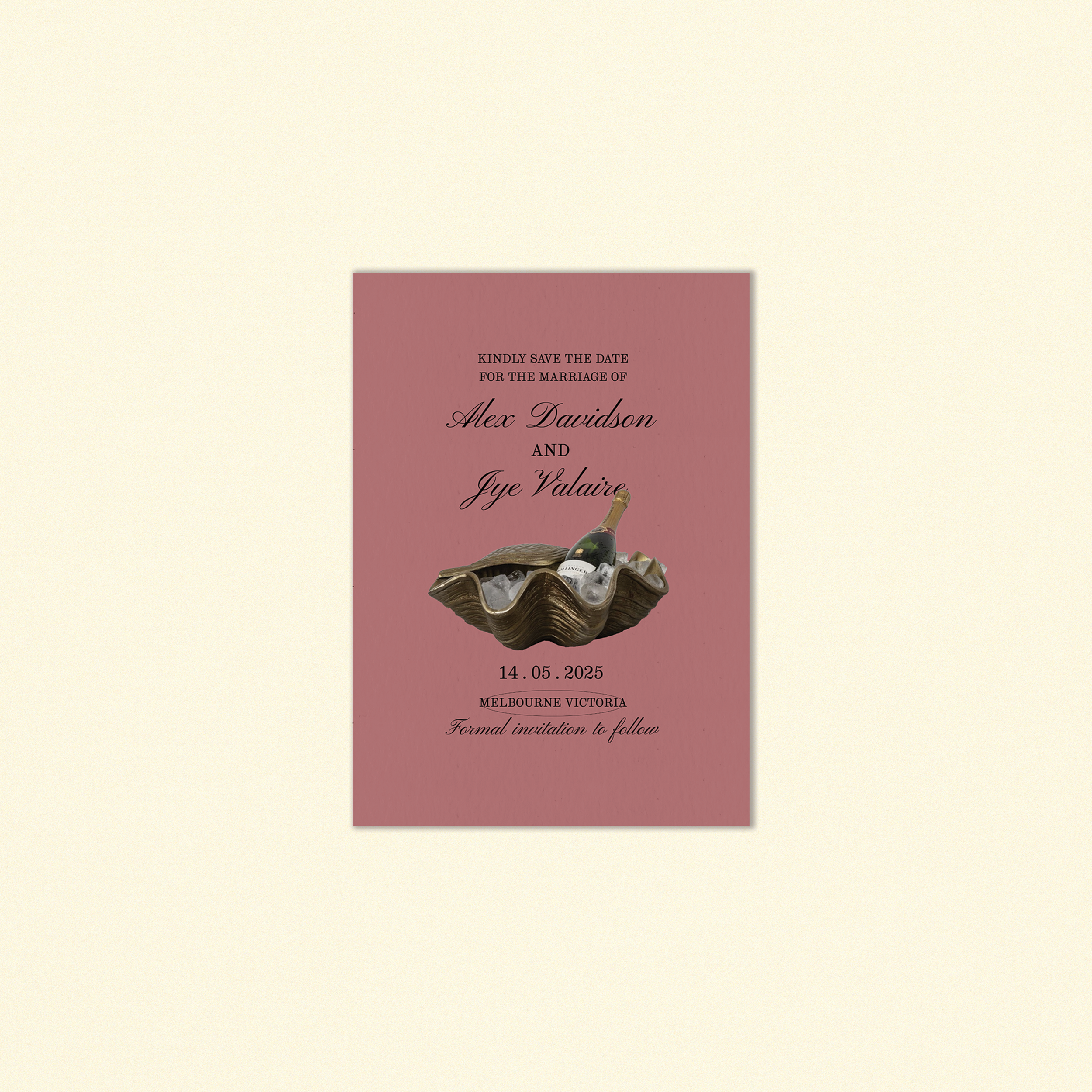 Davidson Save The Date Template (Option D)