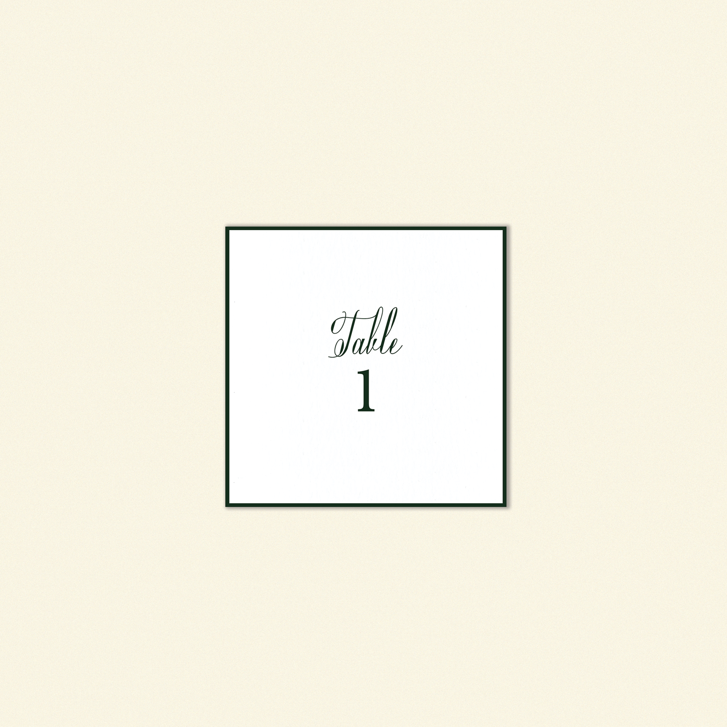 Hayes Table Number Template (Option D)