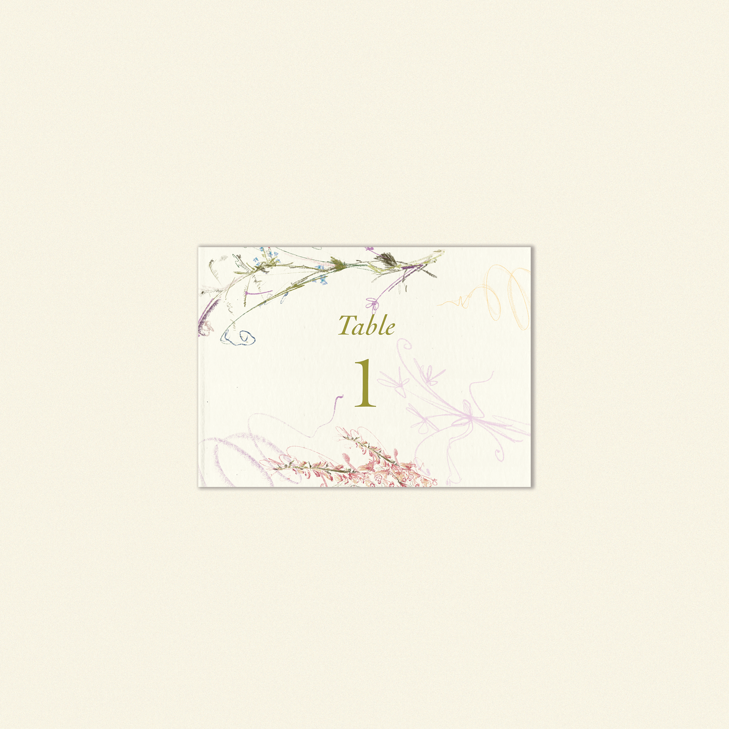 E.E Cummings Table Number Template (Option B)