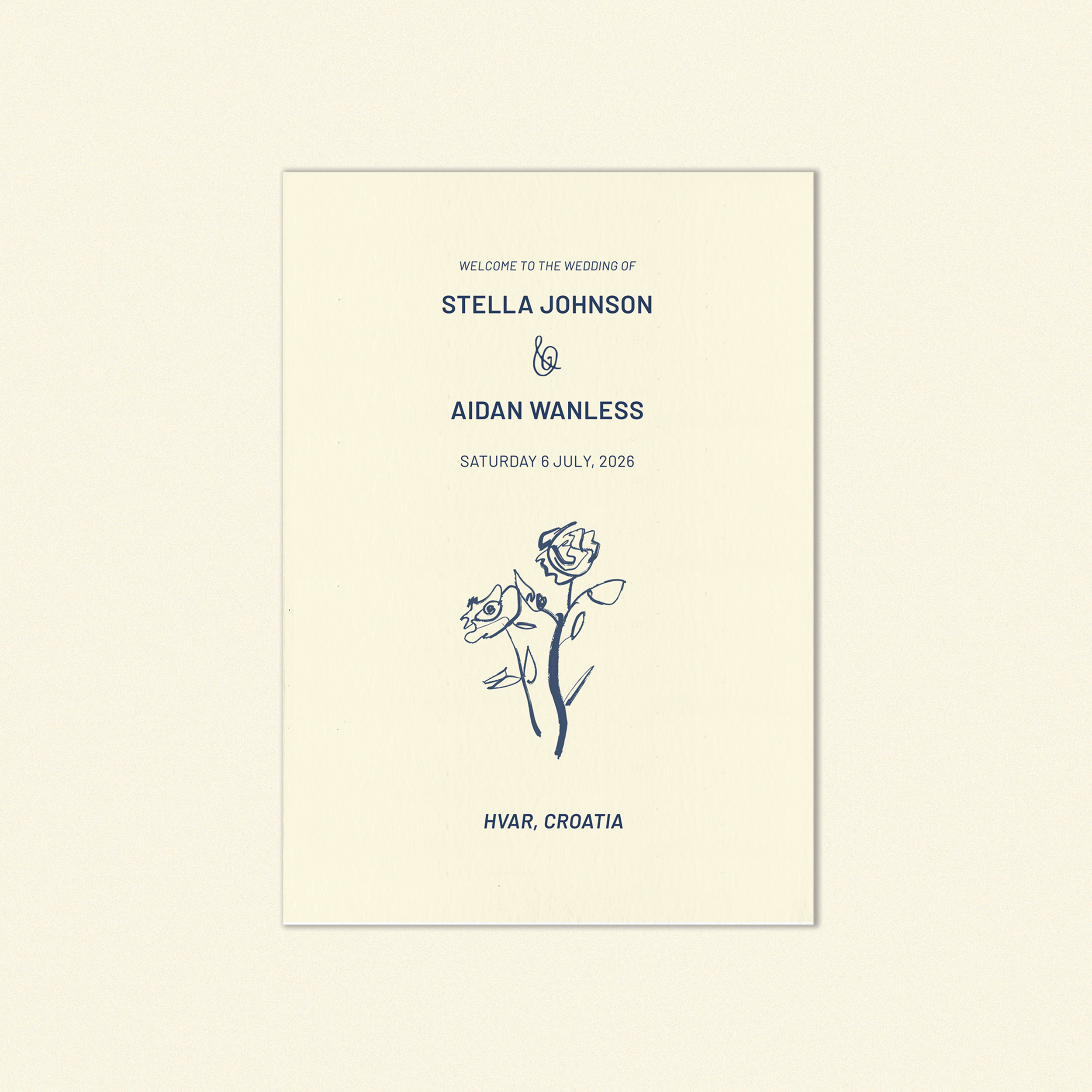 W.B Yeats Welcome Sign Template (Option A)