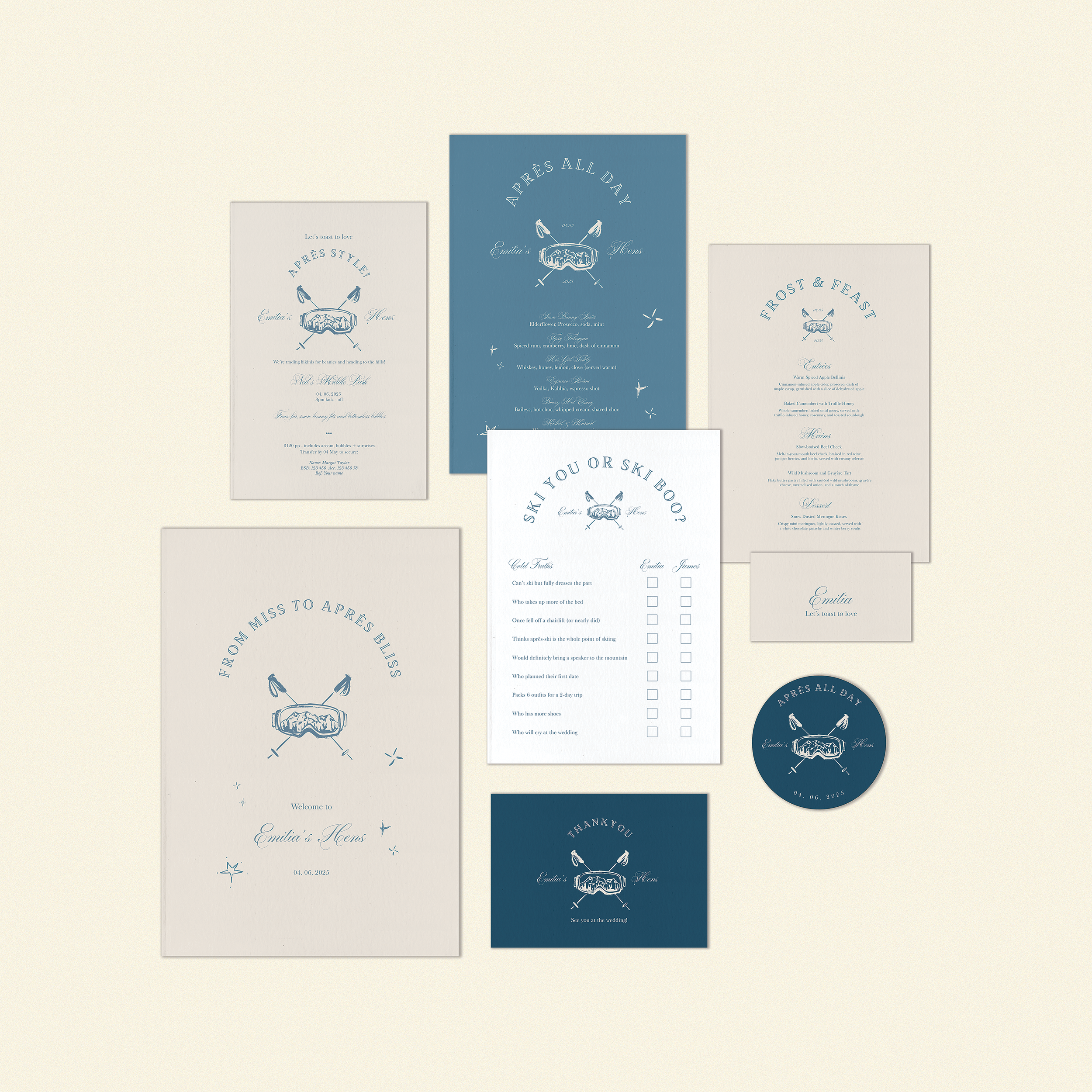 Après Ski Collection Templates (Option B)