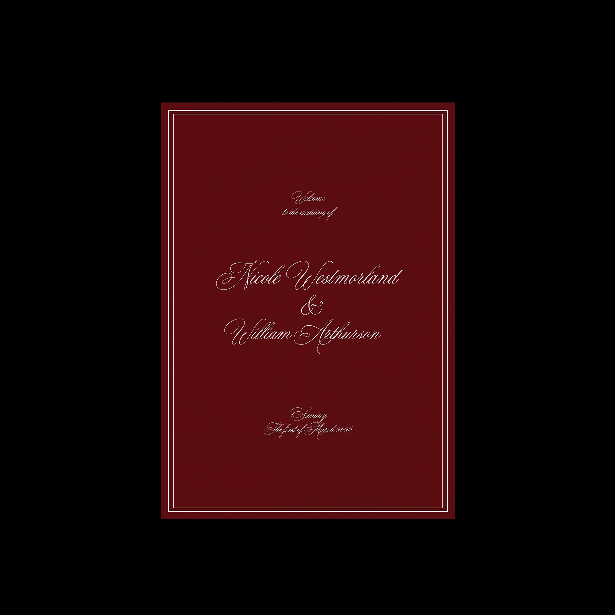 Edgar Allan Poe Welcome Sign Template (Option D)
