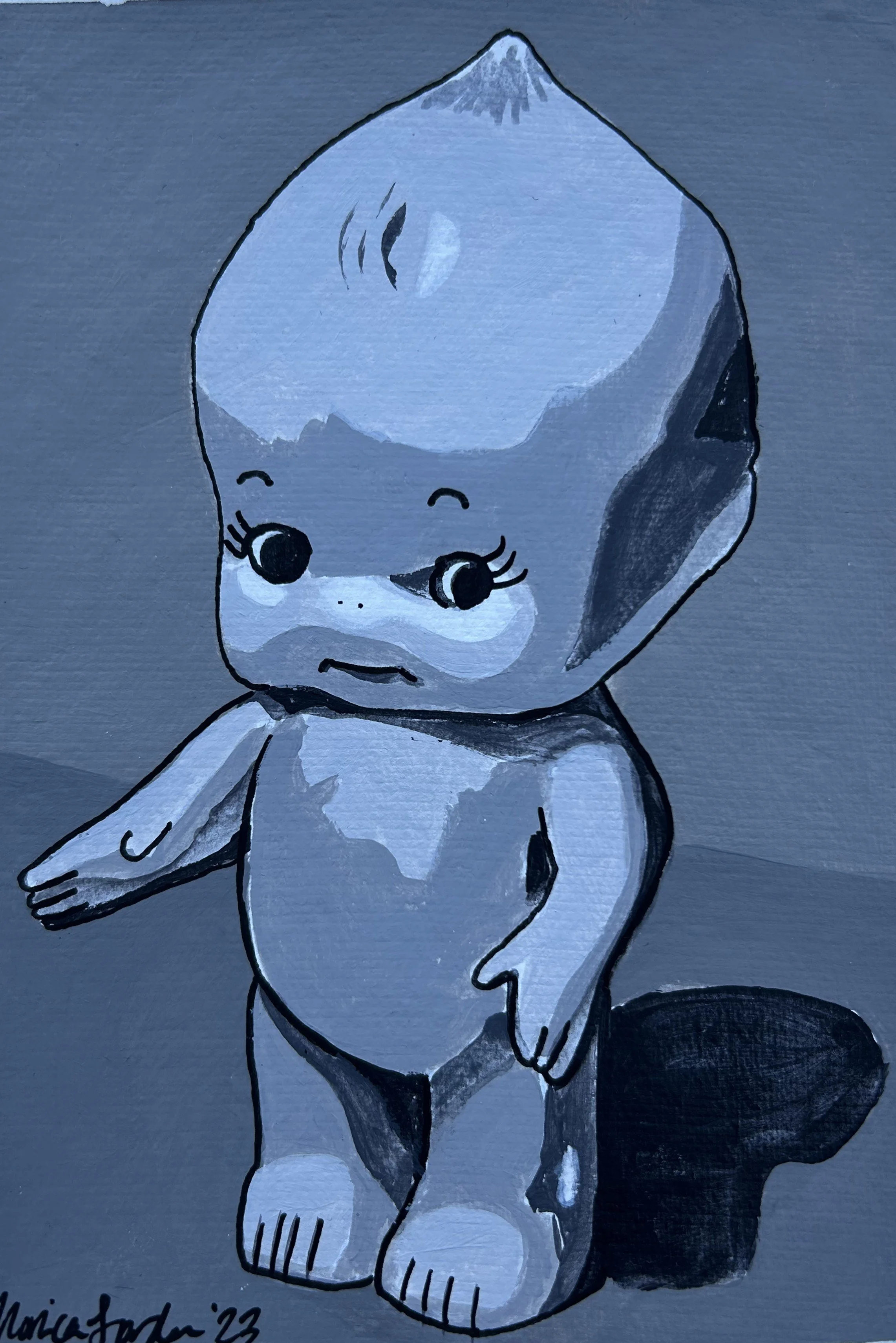 Grey Kewpie