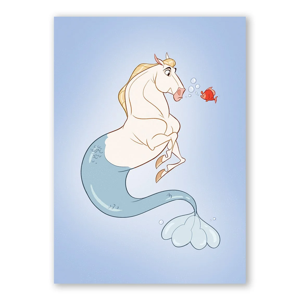 Fishy Friend Mini Print