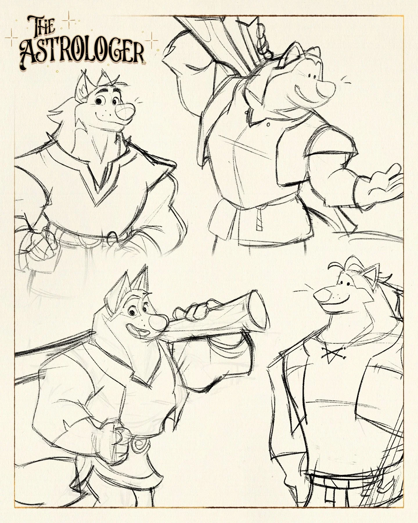Wolf character sketches 🐺✨

I&rsquo;ve been sitting on these sketches for a few months, but realistically I won&rsquo;t have time to finish this guy anytime soon. I still like these roughs though, so I thought I&rsquo;d share them in the meantime. ☺