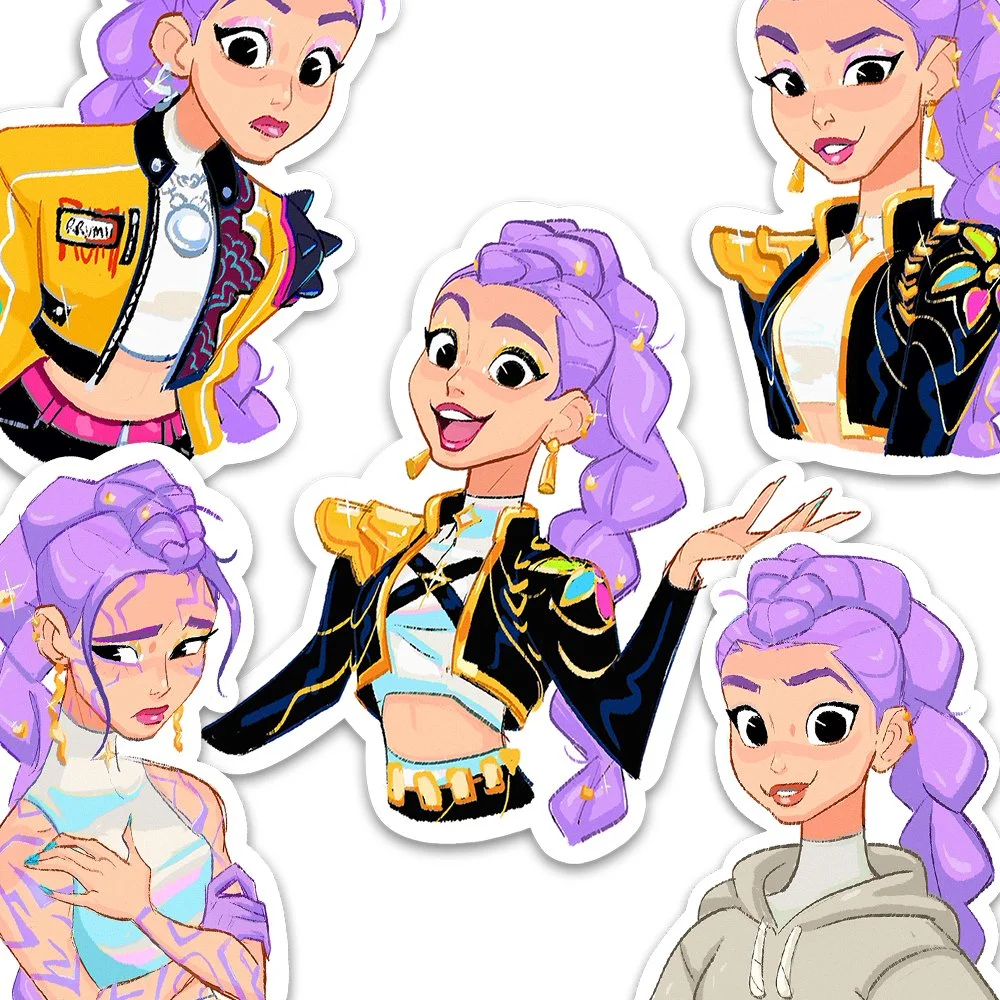 Kpop Girly Die-Cut Stickers