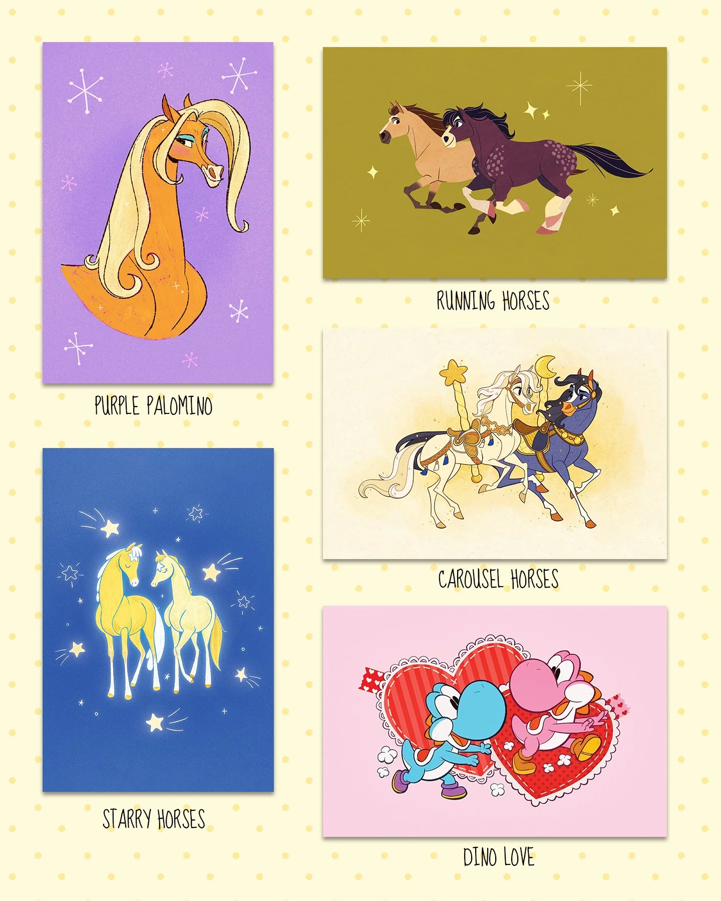 Assorted Postcard Prints