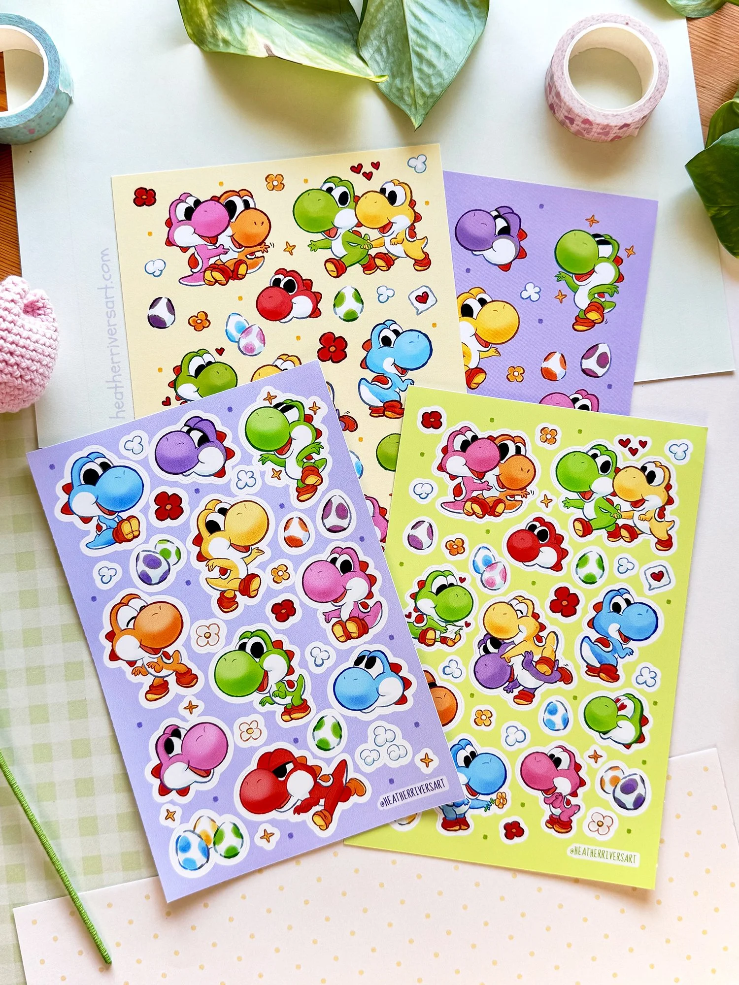 Dino Print and Sticker Bundle
