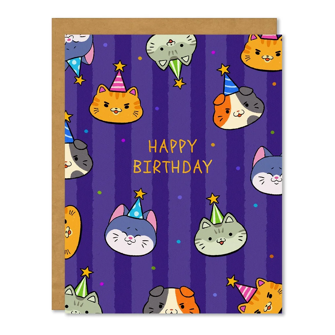 Birthday Cats Greeting Carrd