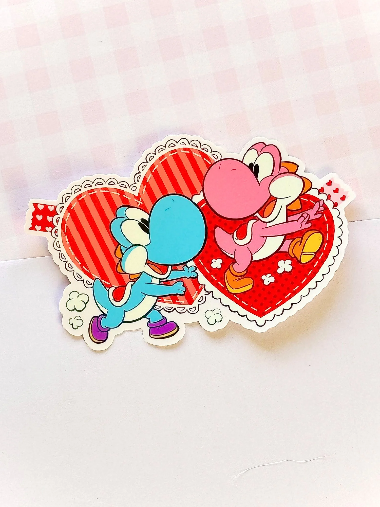 Dino Love Die-Cut Sticker