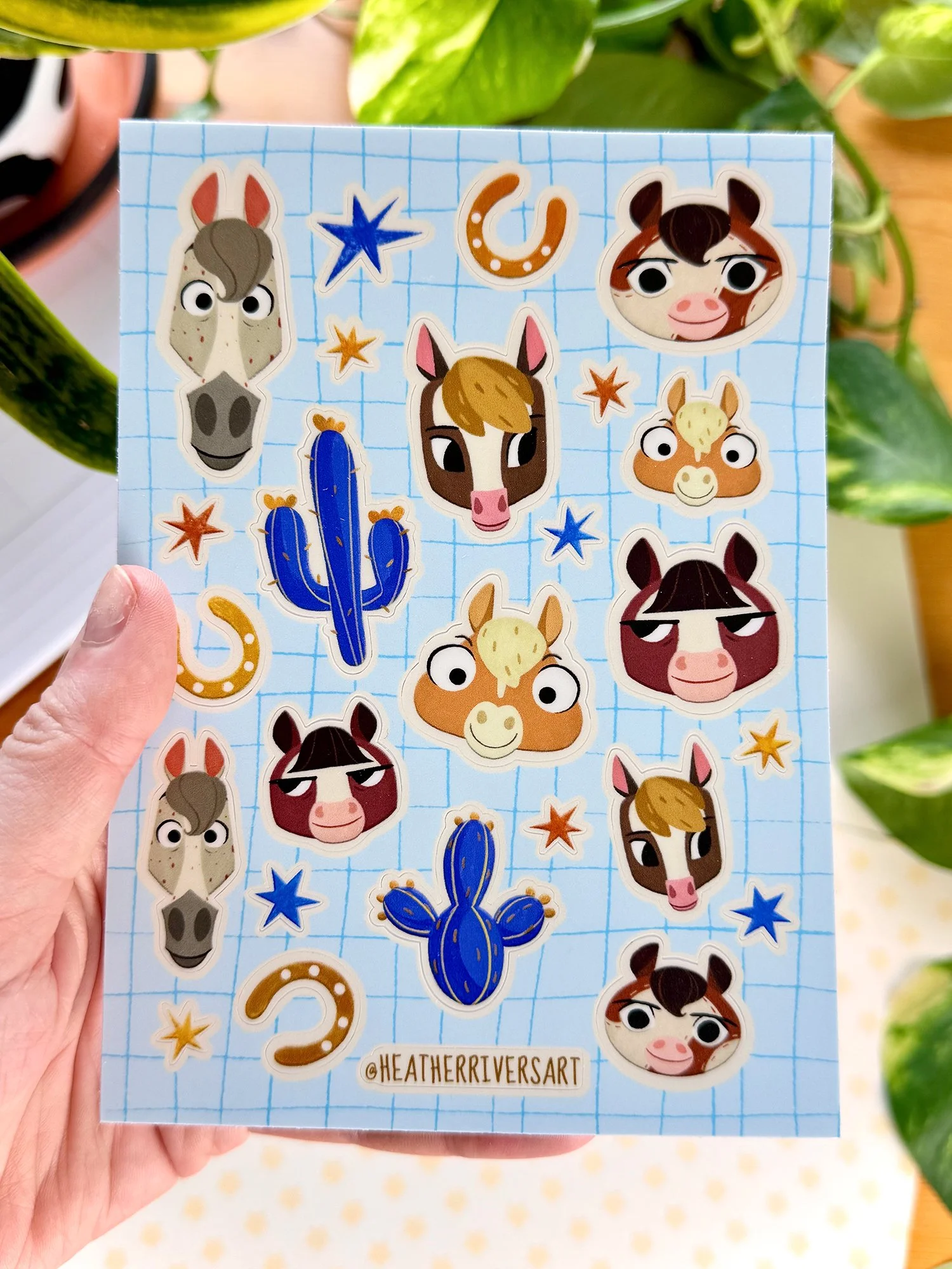 Western Pony Sticker Sheet