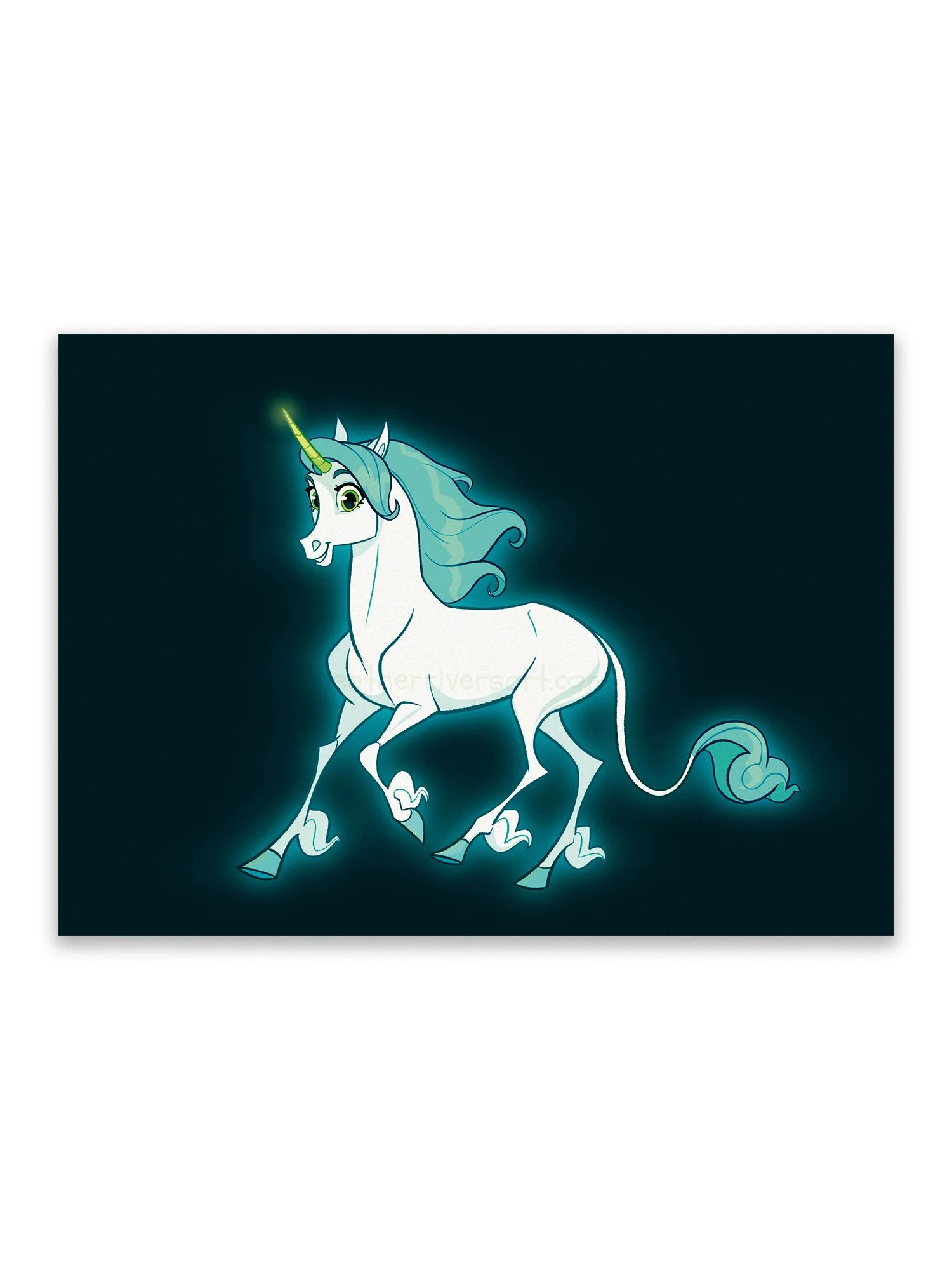 Ghost Unicorn I Mini Print (B-Grade)