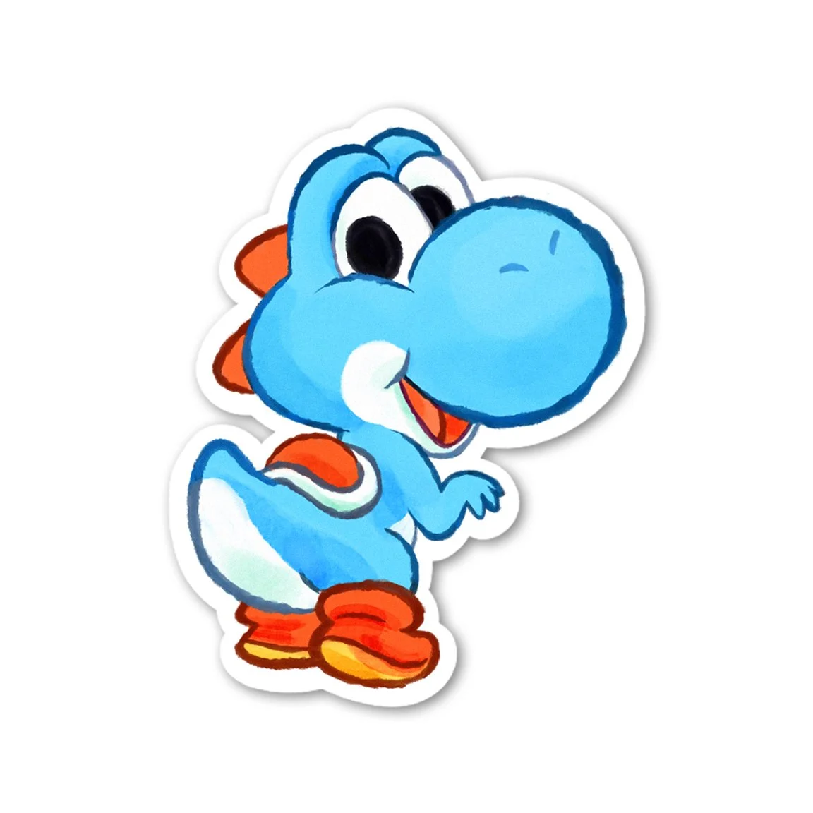 Blue Dino Sticker