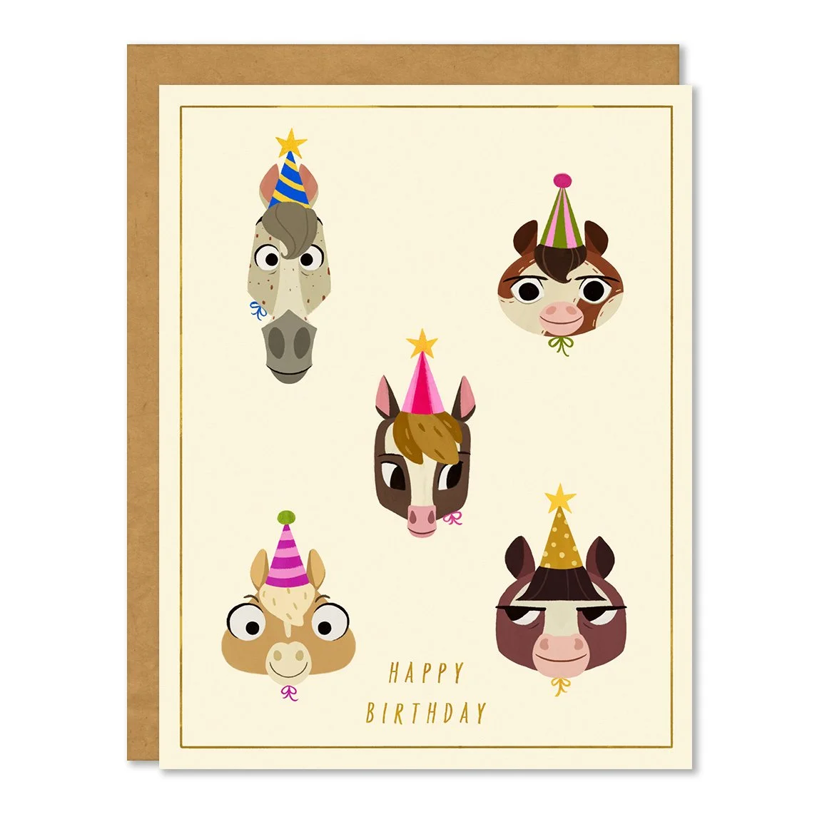 Party Ponies - Birthday Card