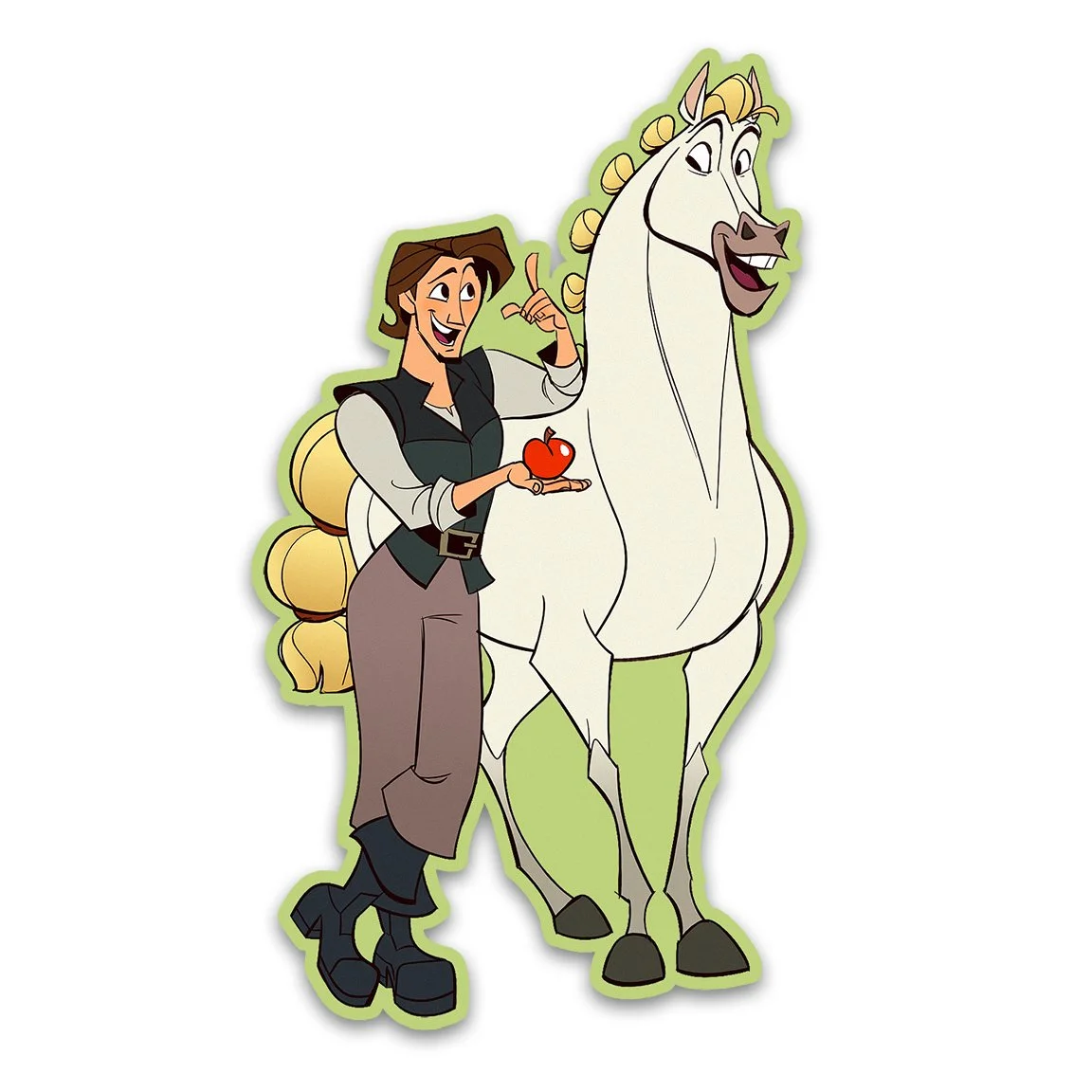 Dynamic Duo Die-Cut Sticker