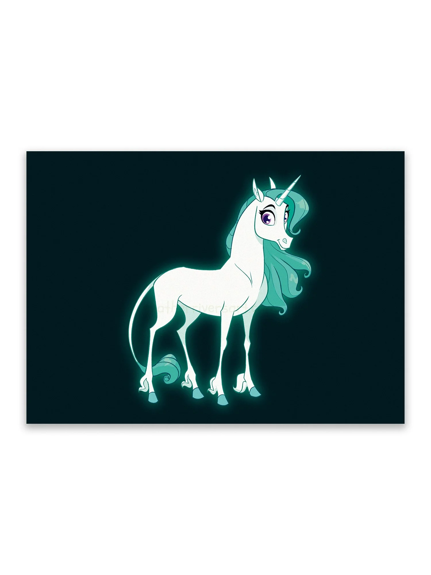 Ghost Unicorn II Mini Print