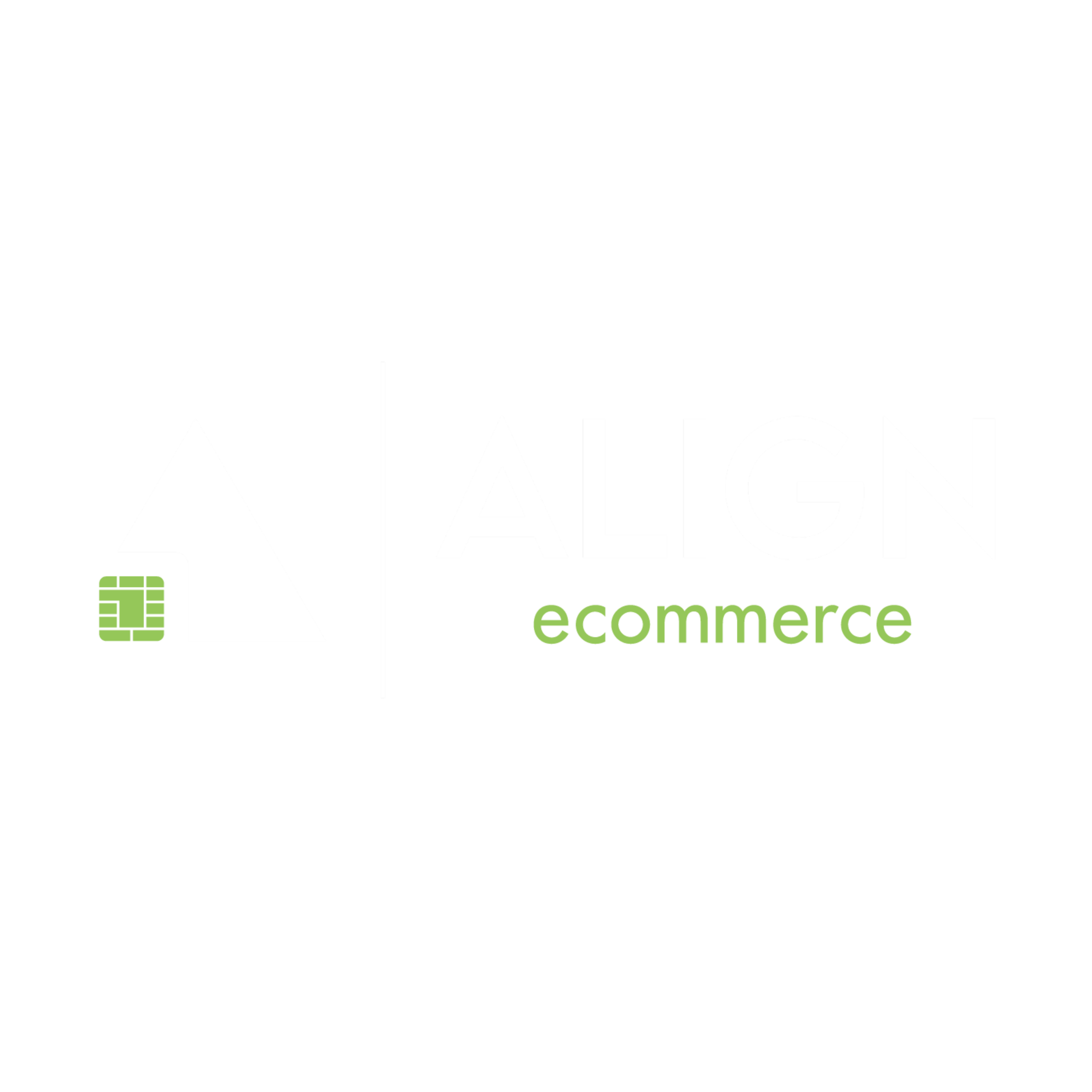 Align Ecommerce Logo White