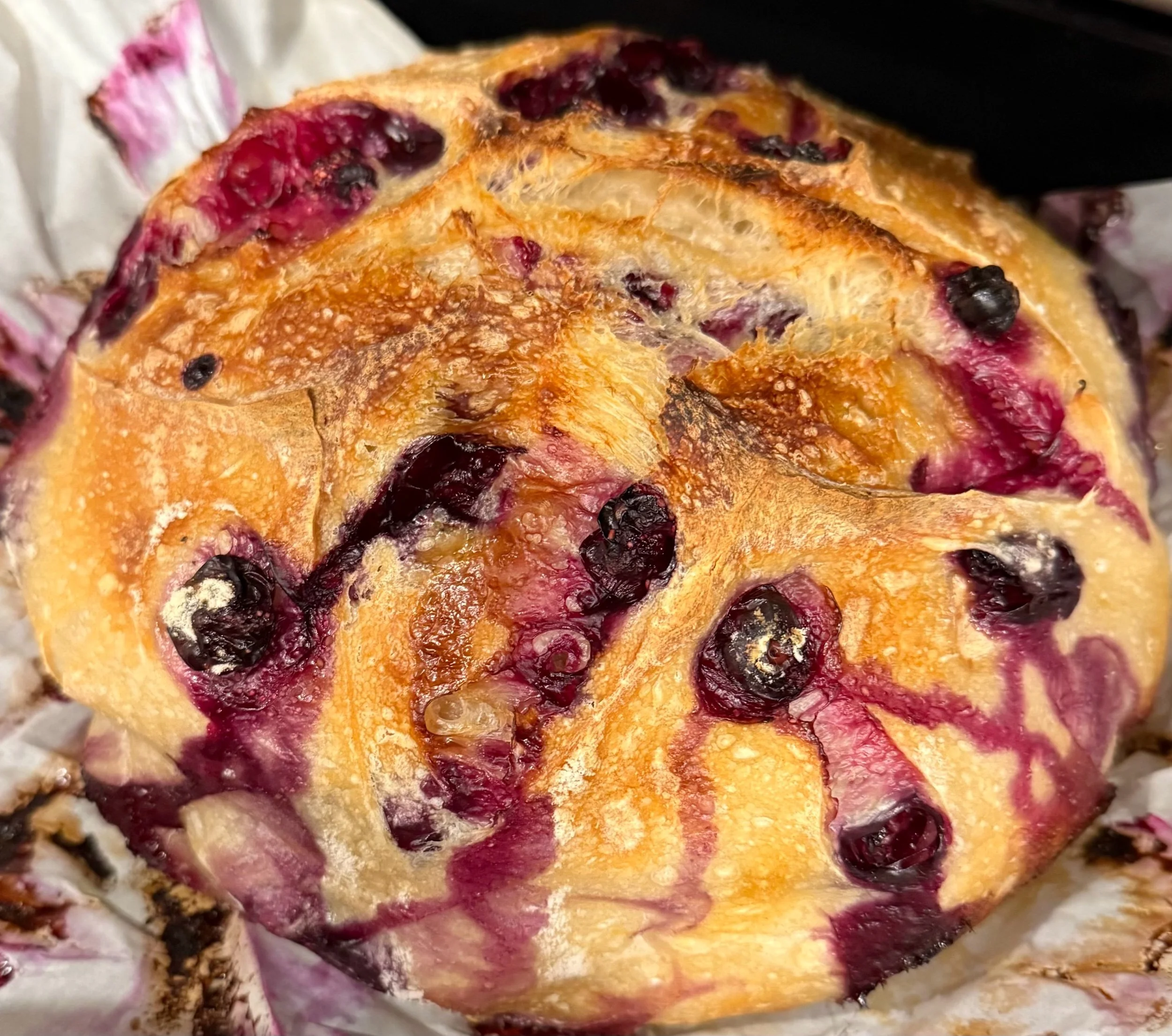 Lemon Blueberry Sourdough