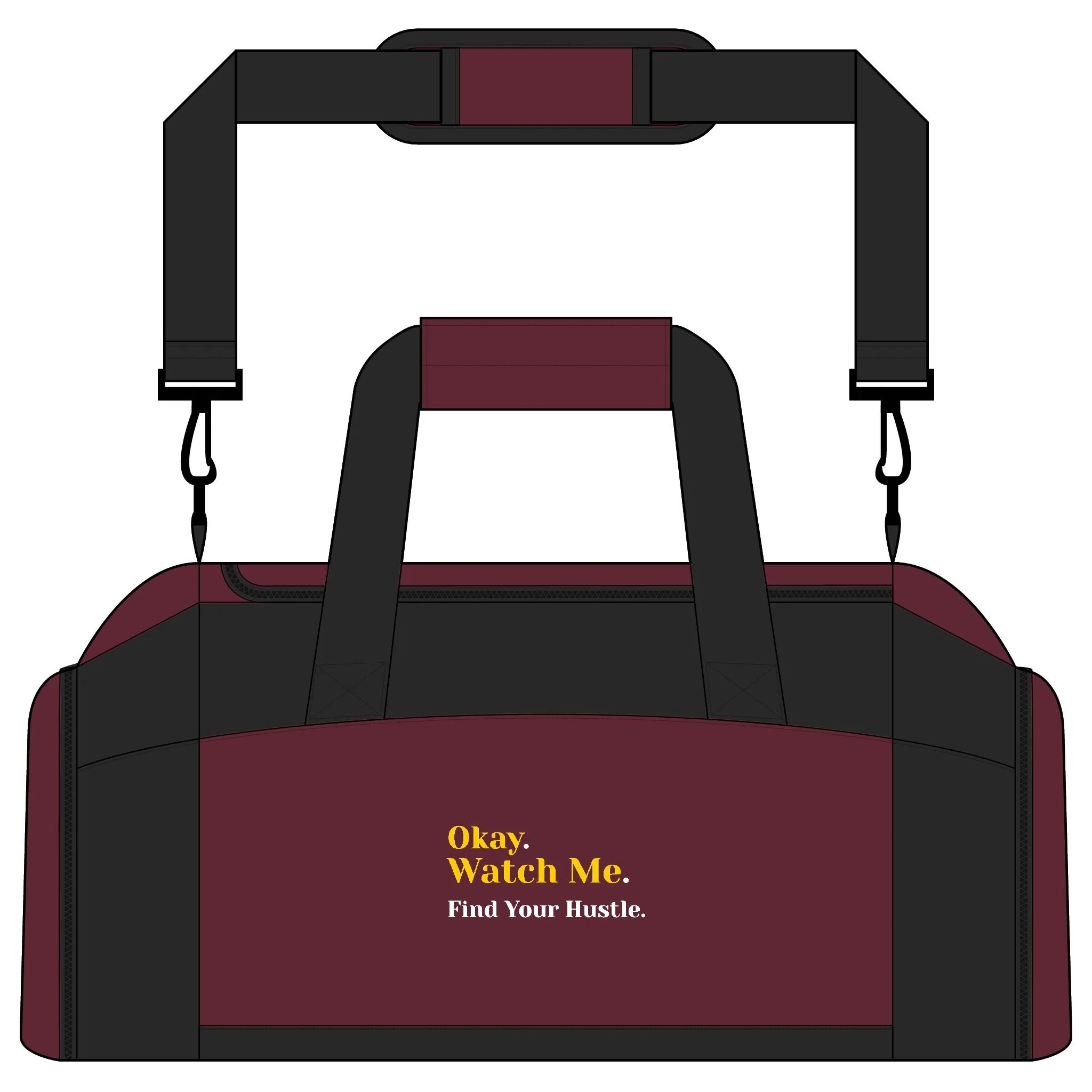 Gym Bag – Find Your Hustle.