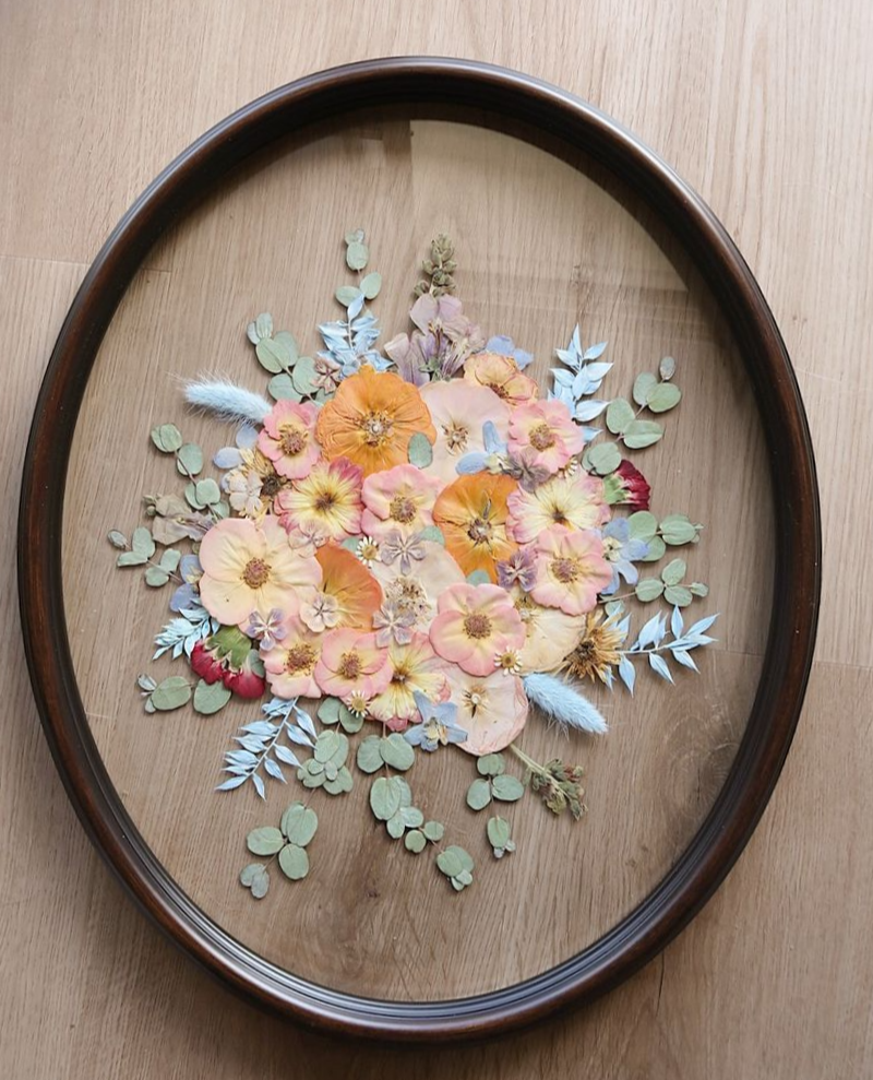 16x20 Alice Frame Honey Walnut $750