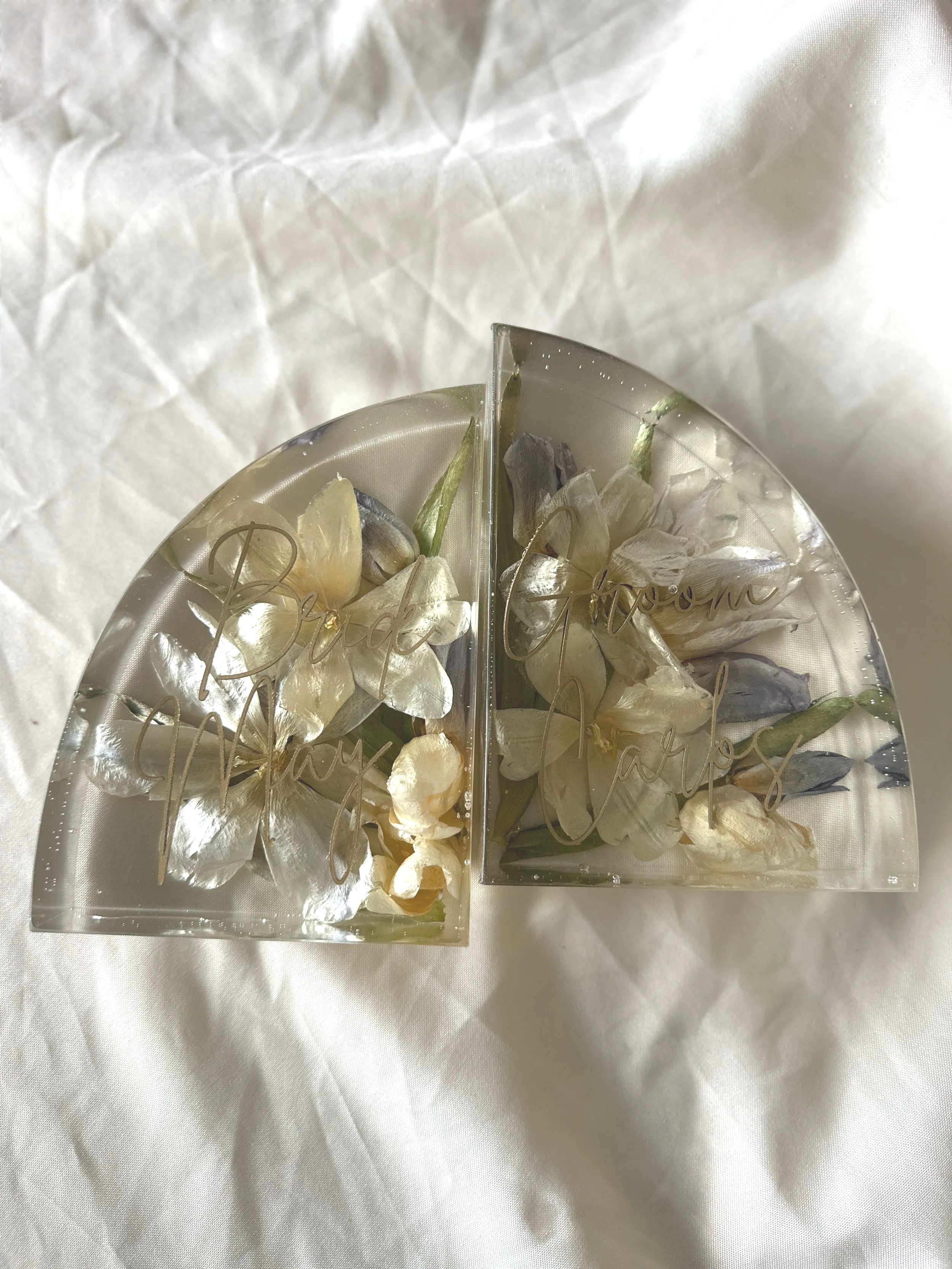 7" Resin Bookends 