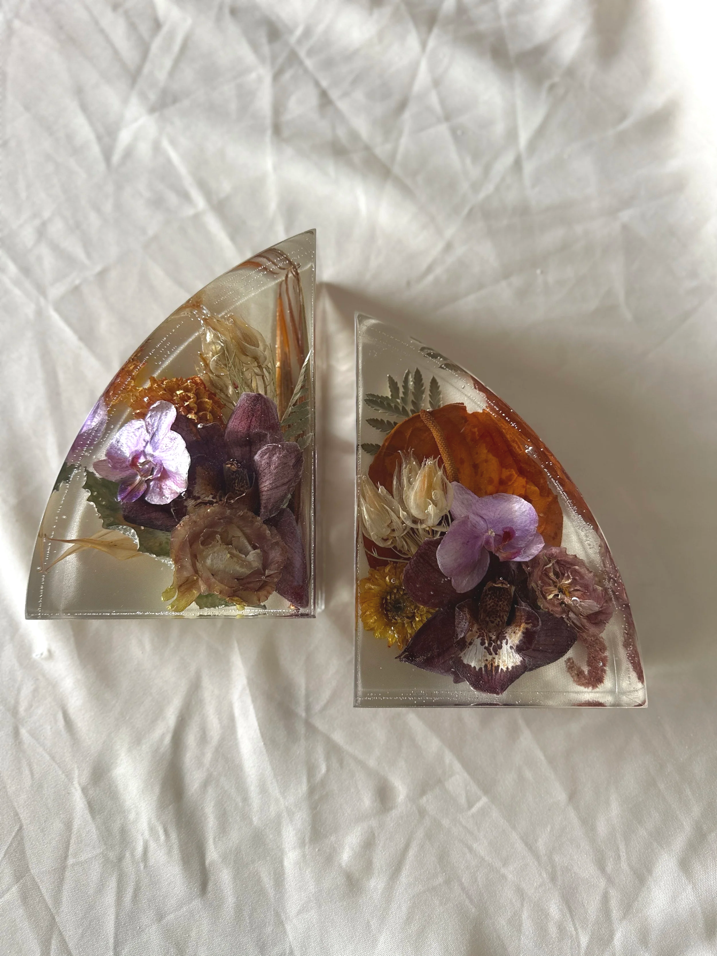 7" Resin Bookends 