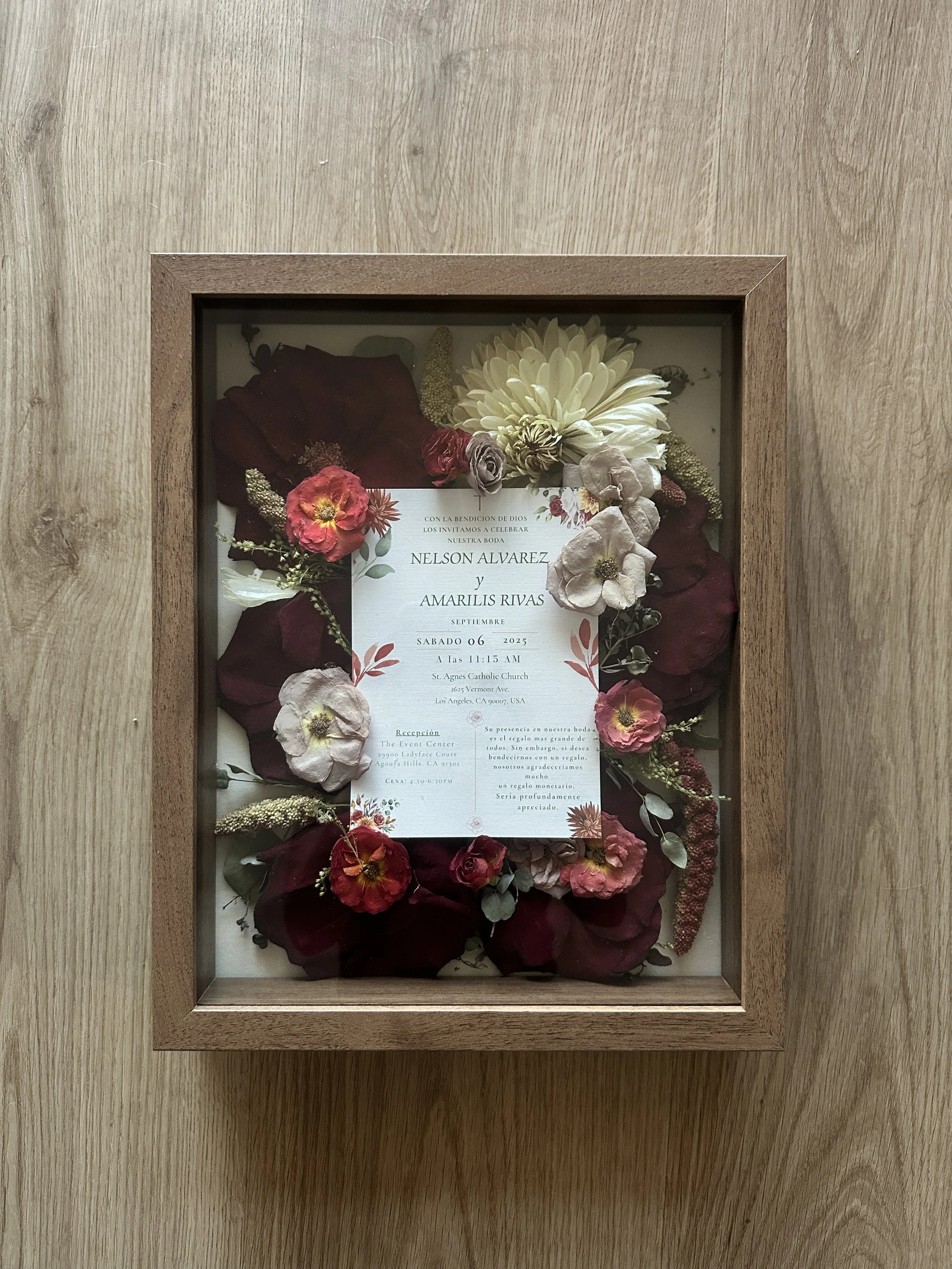 11x14x2 Dark Oak Framed Shadowbox