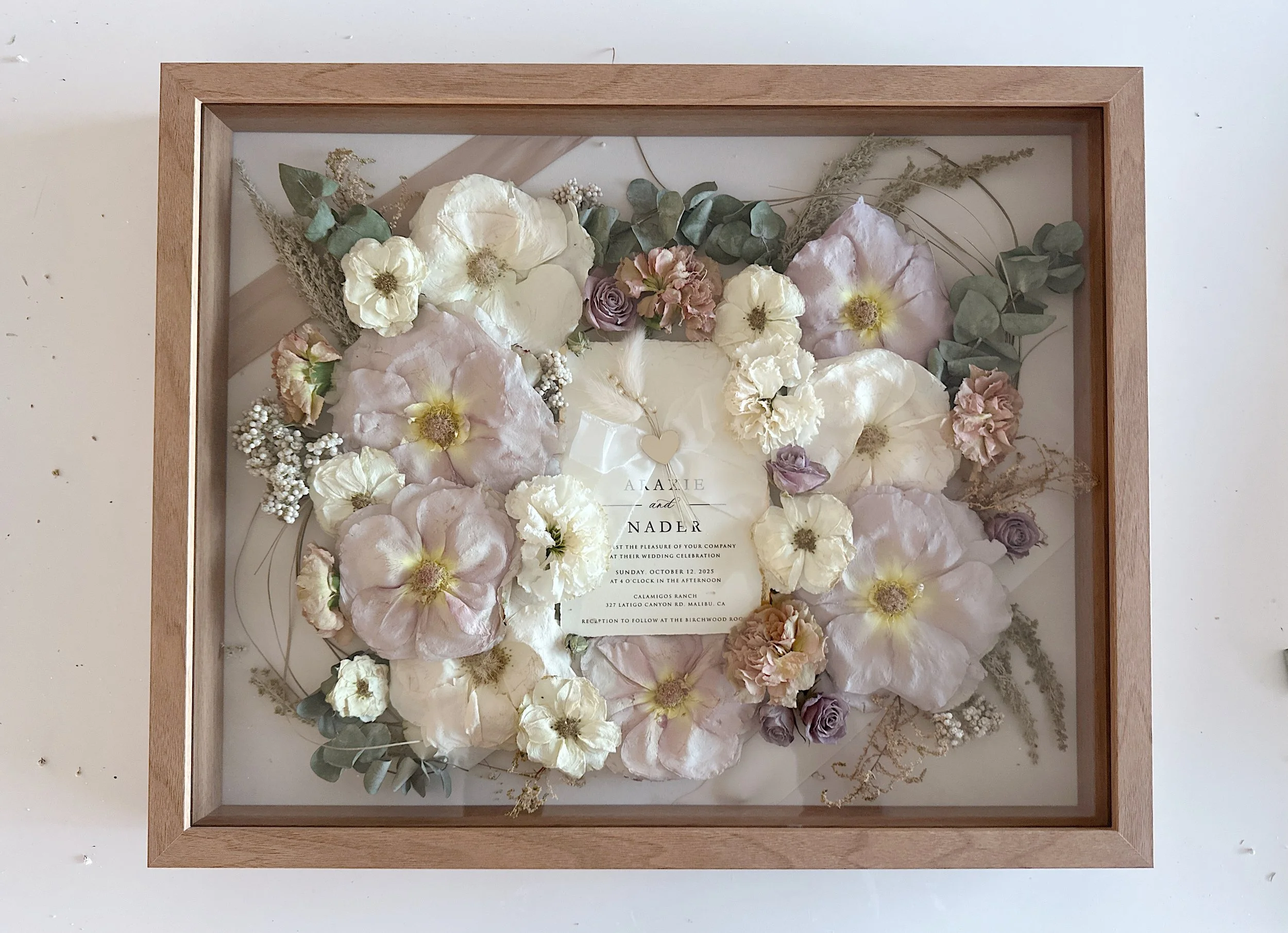 16x20x2 Golden Oak Framed Shadowbox