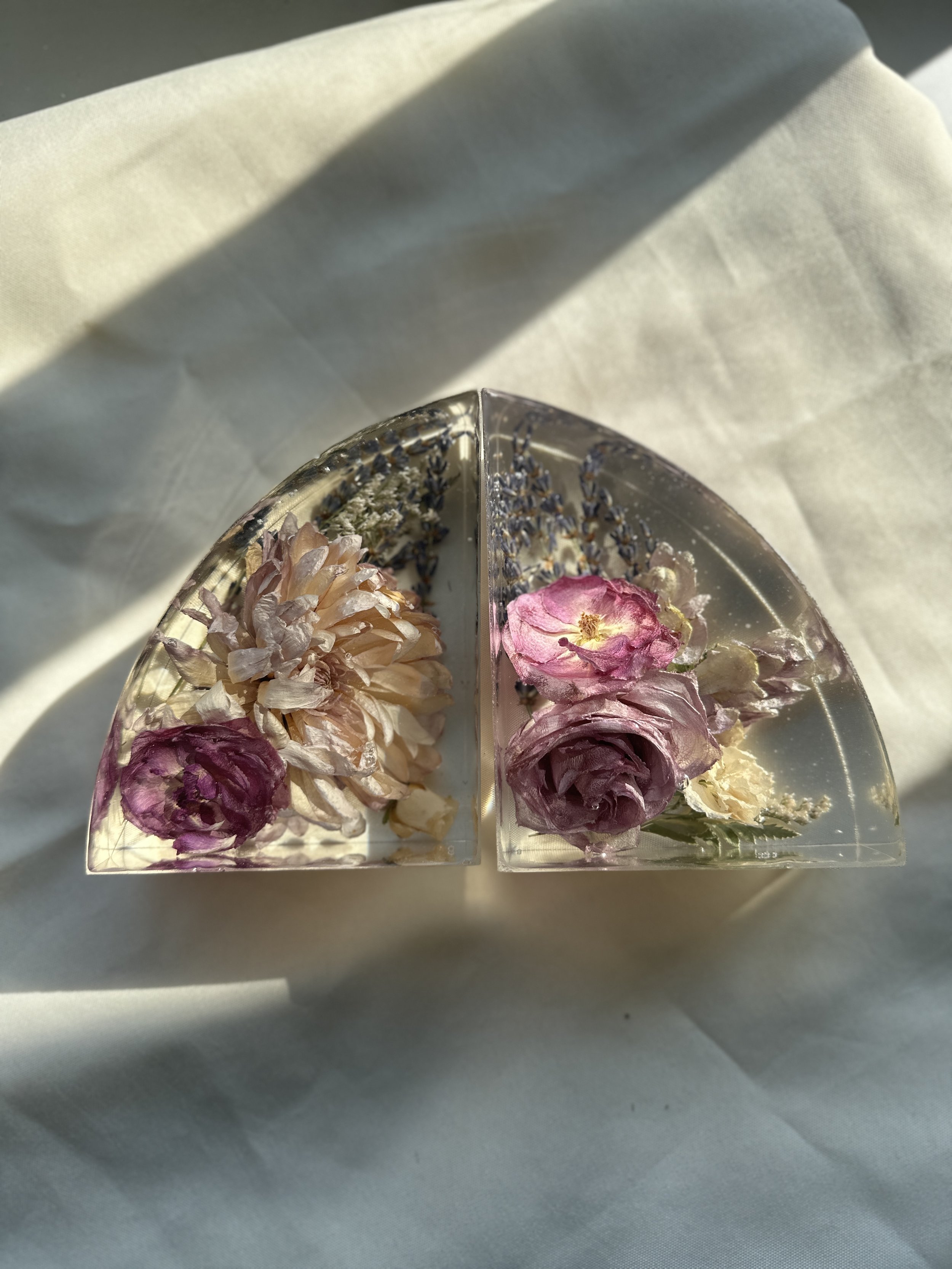 7" Resin Bookends 