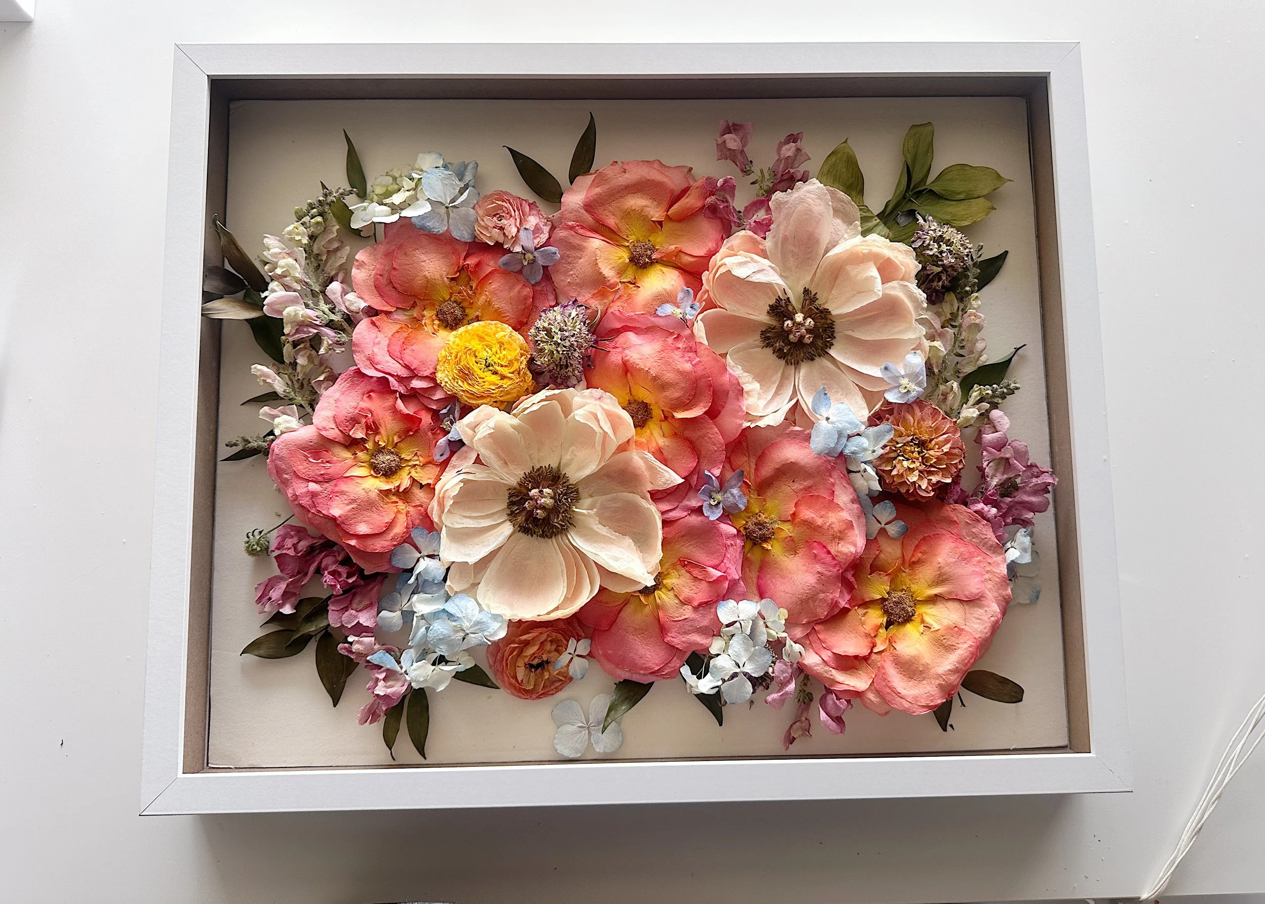 16x20x2 White Oak Framed Shadowbox