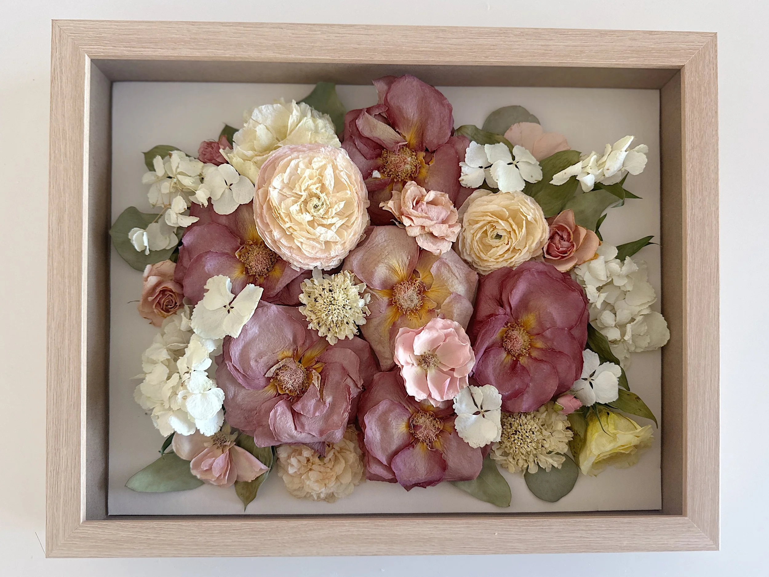 11x14 Natural Oak Framed Shadowbox