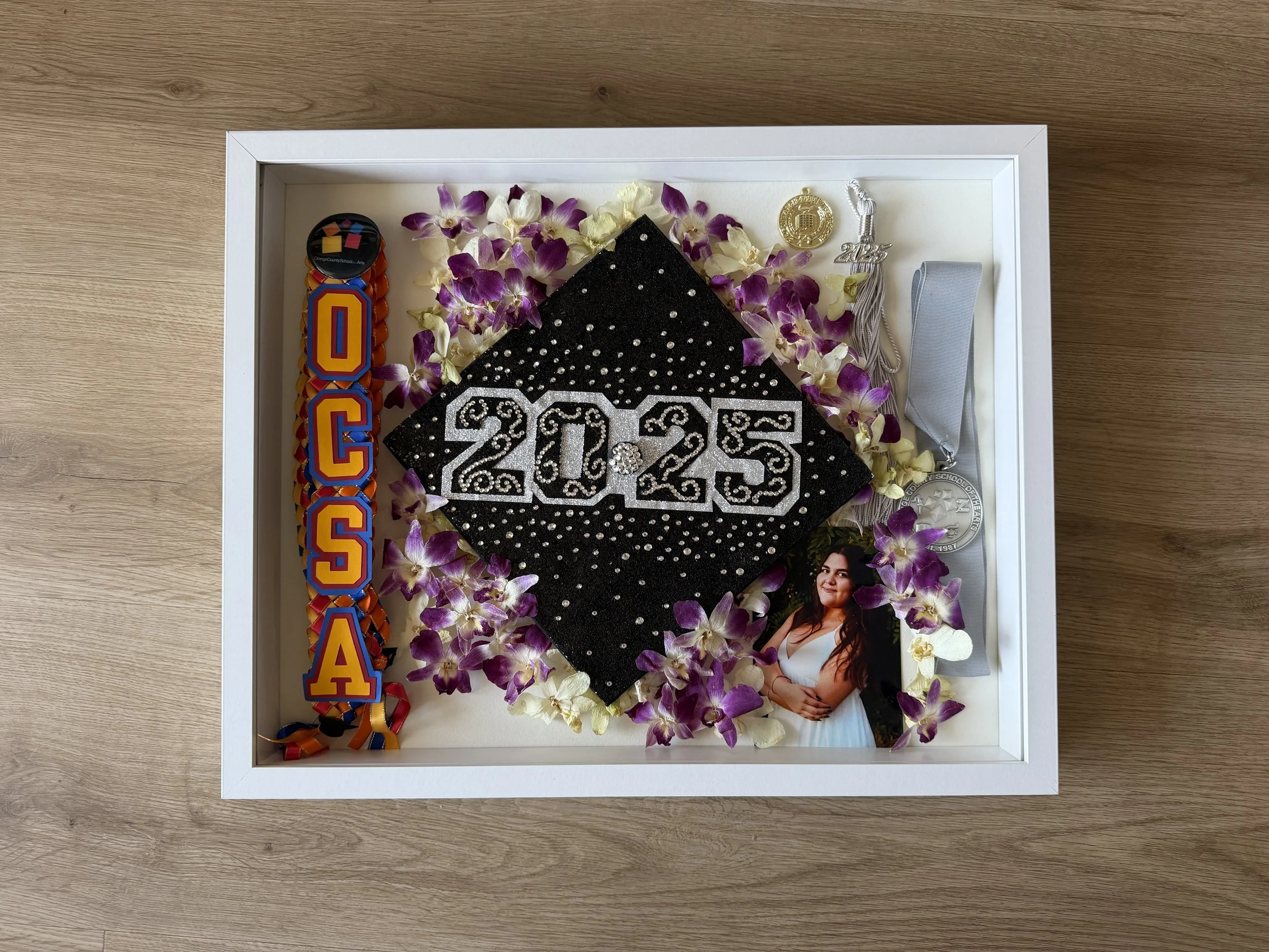 16x20x2 White Framed Shadowbox