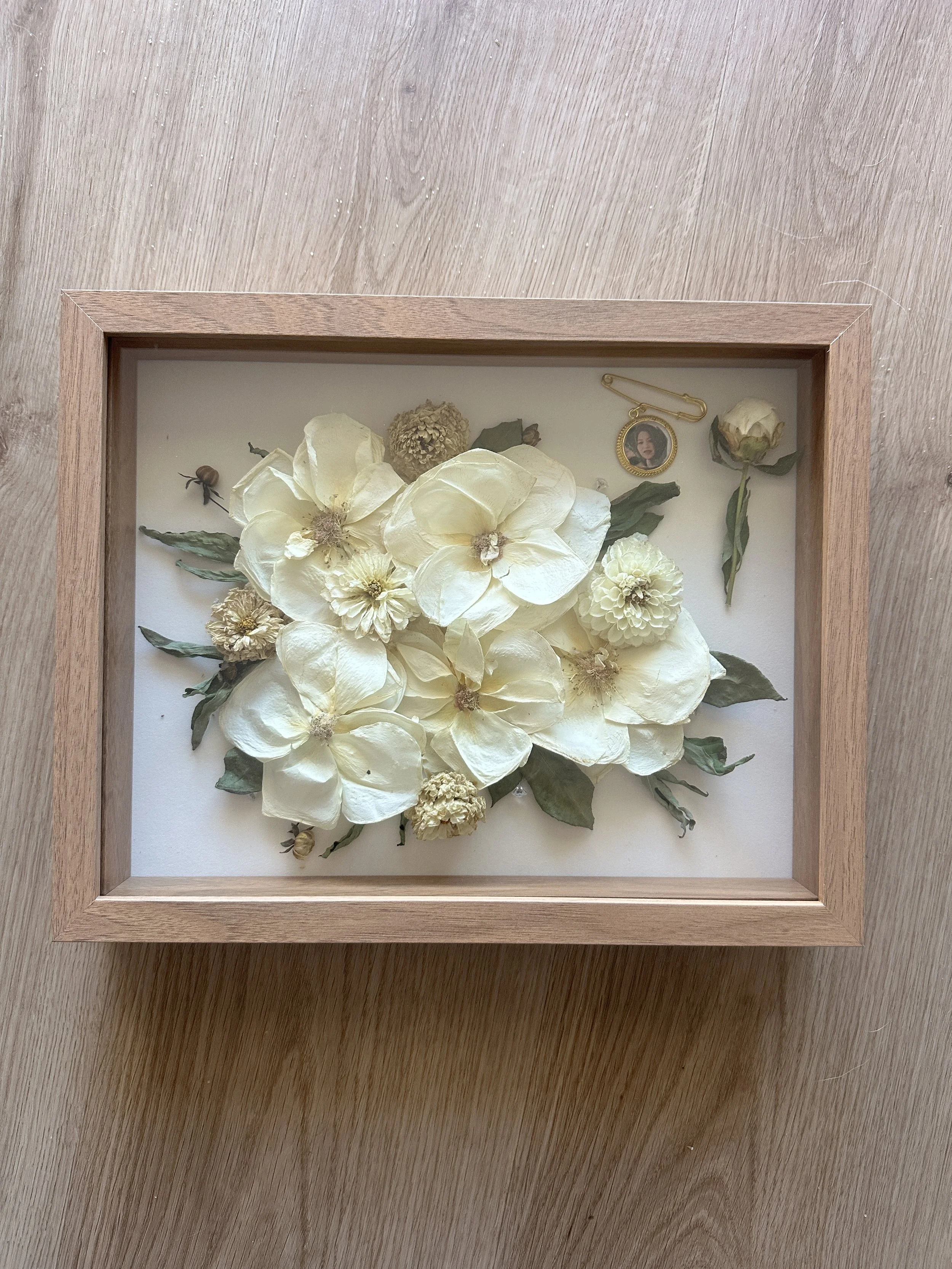 11x14x2 Golden Oak Framed Shadowbox