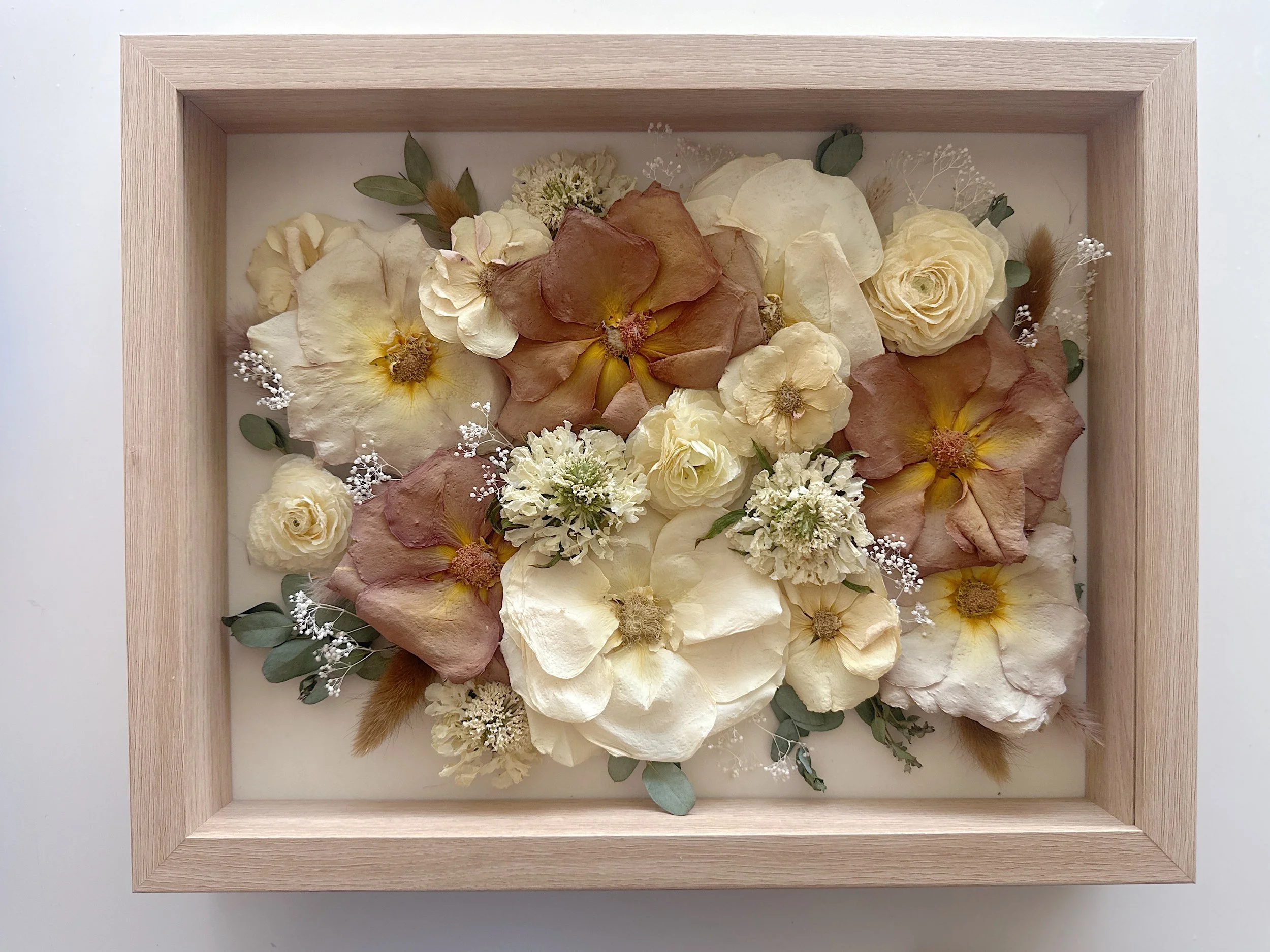 11x14 Natural Oak Framed Shadowbox