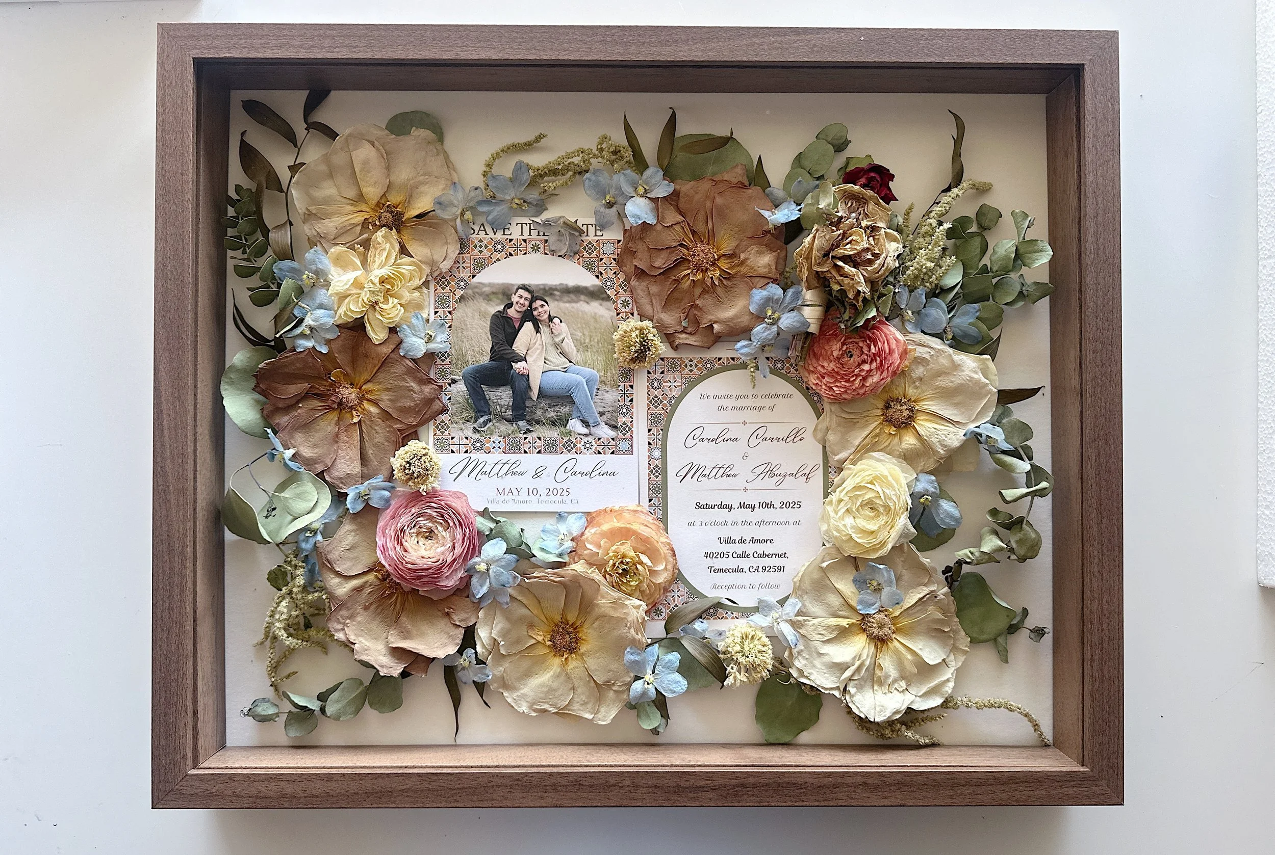 16x20x2 Dark Oak Framed Shadowbox