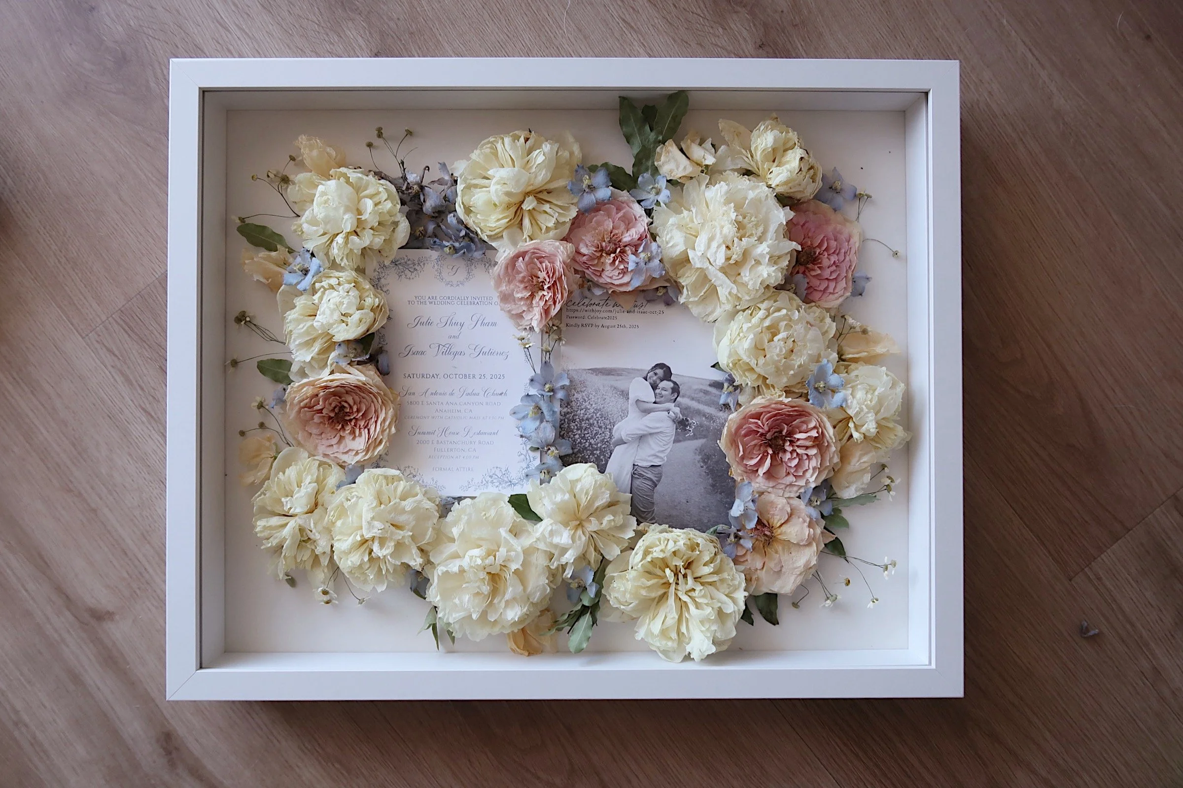 16x20x2 White Framed Shadowbox