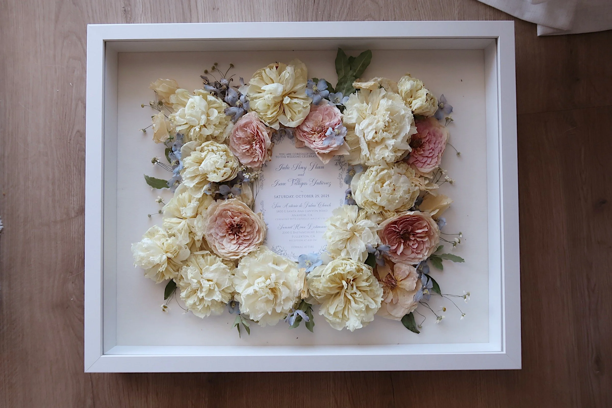 16x20x2 White Framed Shadowbox