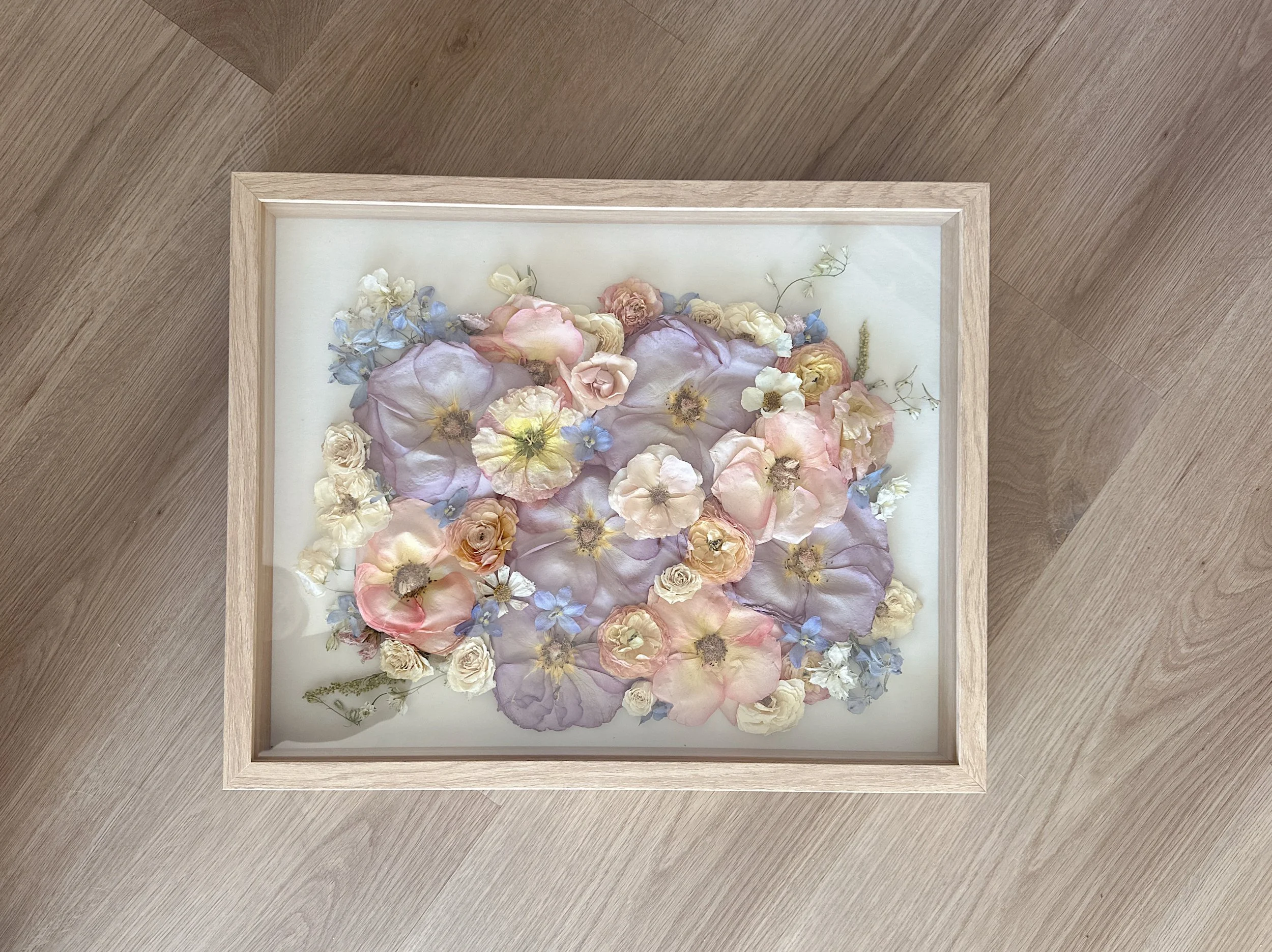16x20x2 Natural Oak Framed Shadowbox