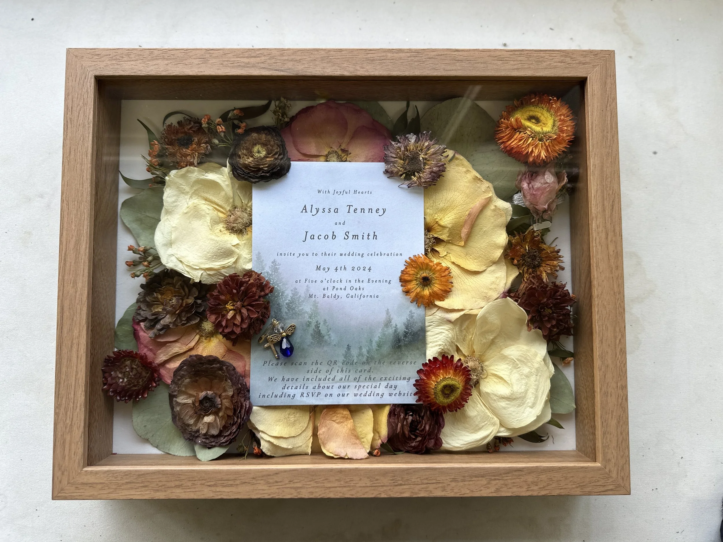 11x14x2 Golden Oak Framed Shadowbox