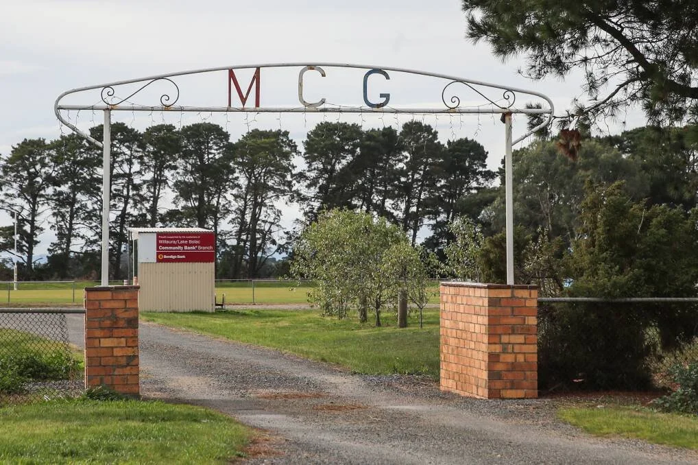 The Mininera Rec Reserve and oval