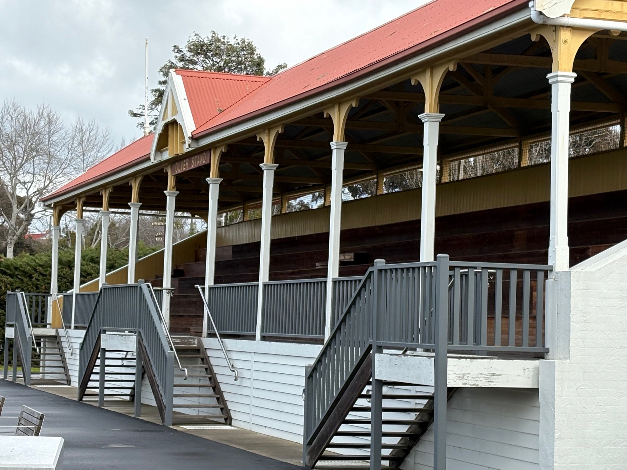 The heritage pavillion at Alexandra Oval
