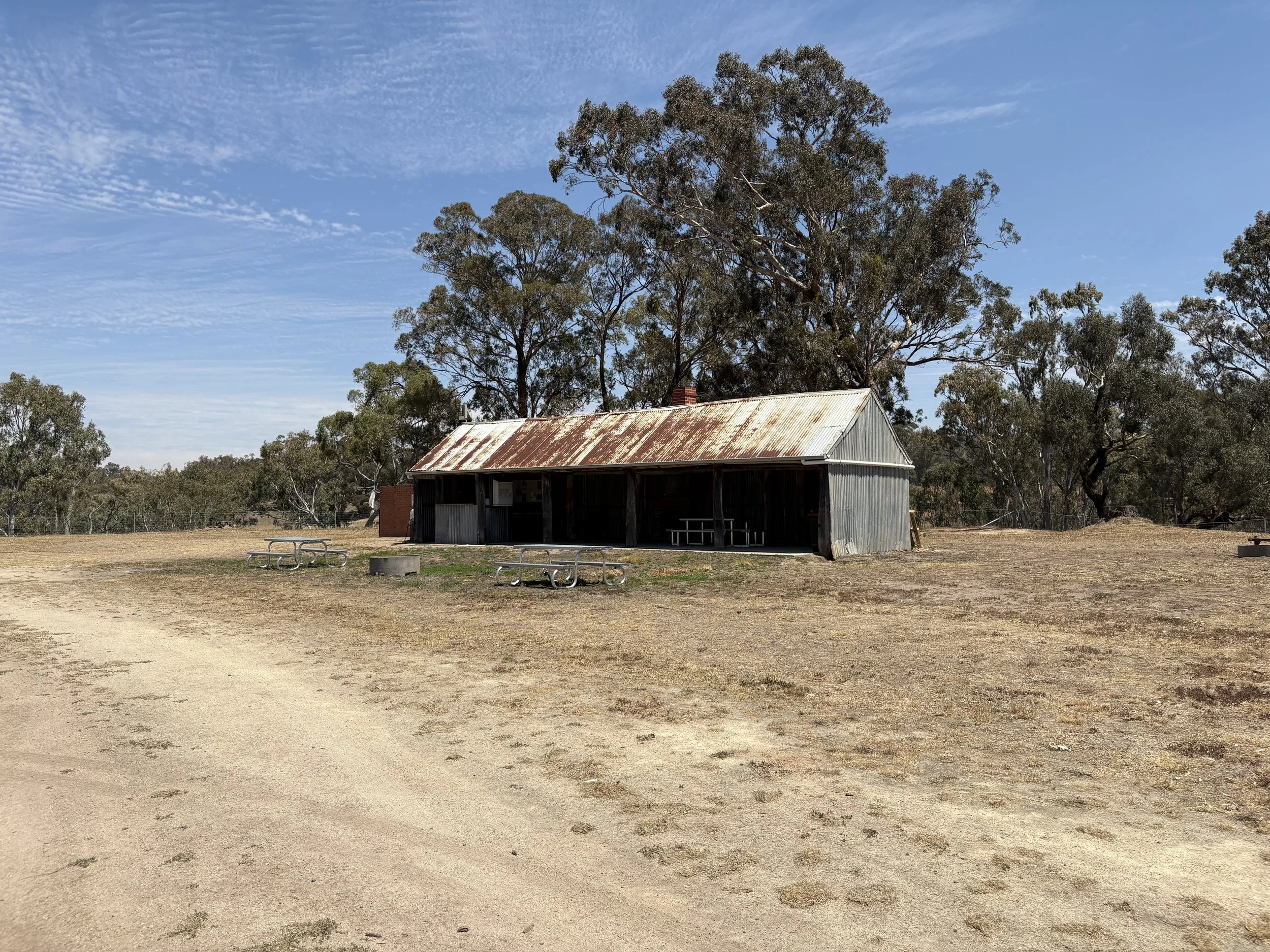 Tin shed at the Warrack Rec Reserve