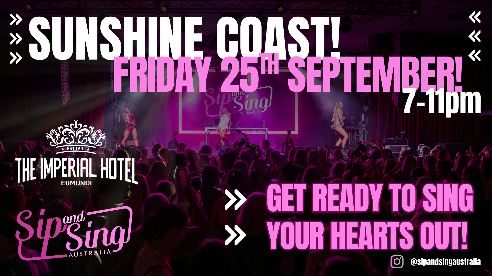 Sip & Sing - Sunshine Coast
