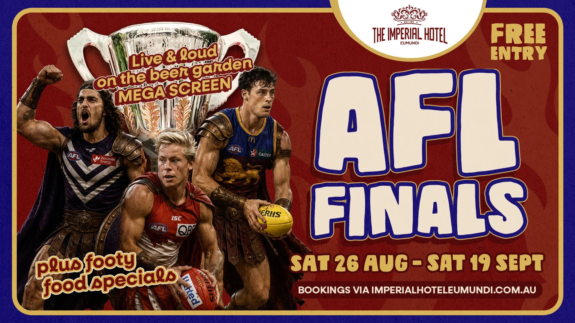 AFL FINALS AT THE IMPERIAL HOTEL EUMUNDI